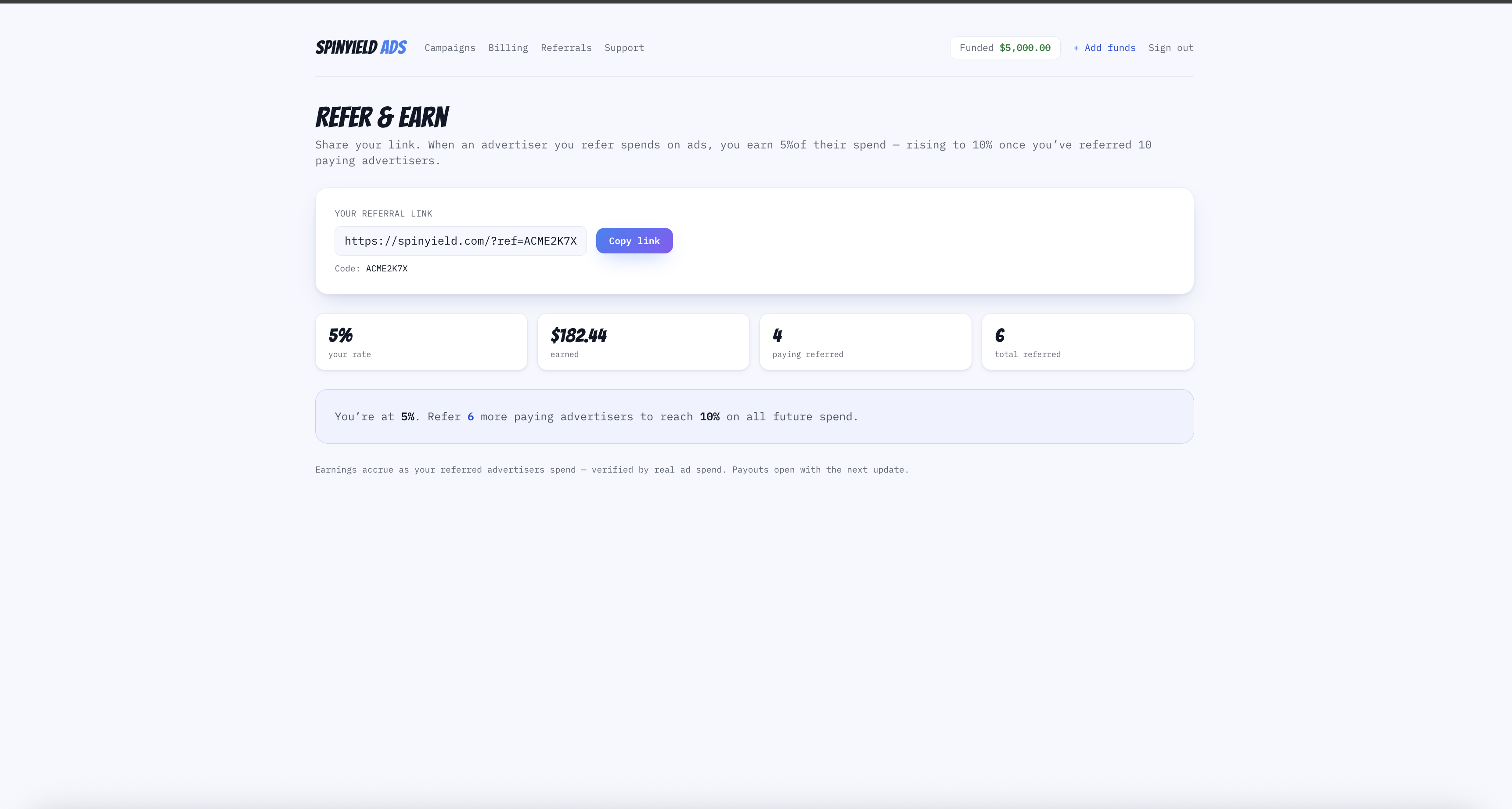 Spinyield screenshot 3