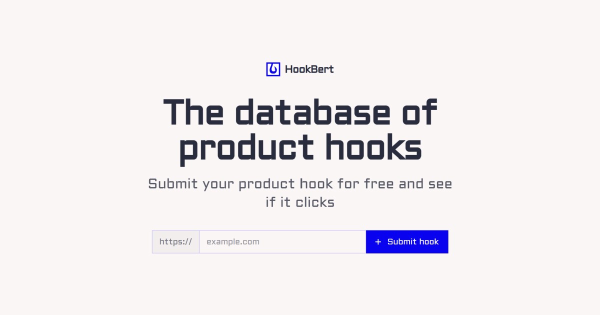 HookBert screenshot 1