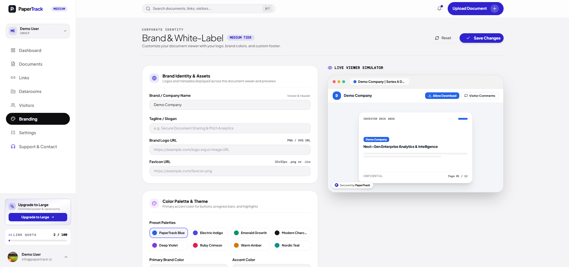 PaperTrack screenshot 1