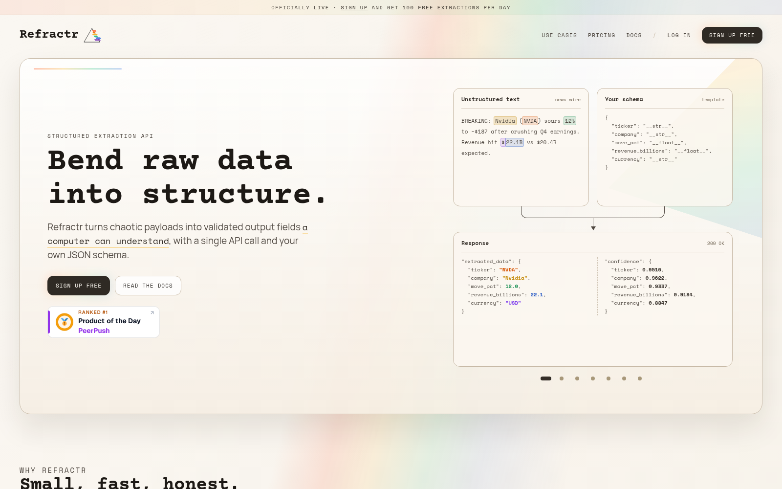 Refractr screenshot 1