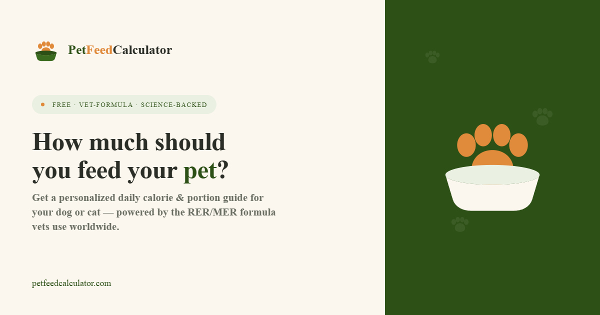 Pet Feed Calculator screenshot 2