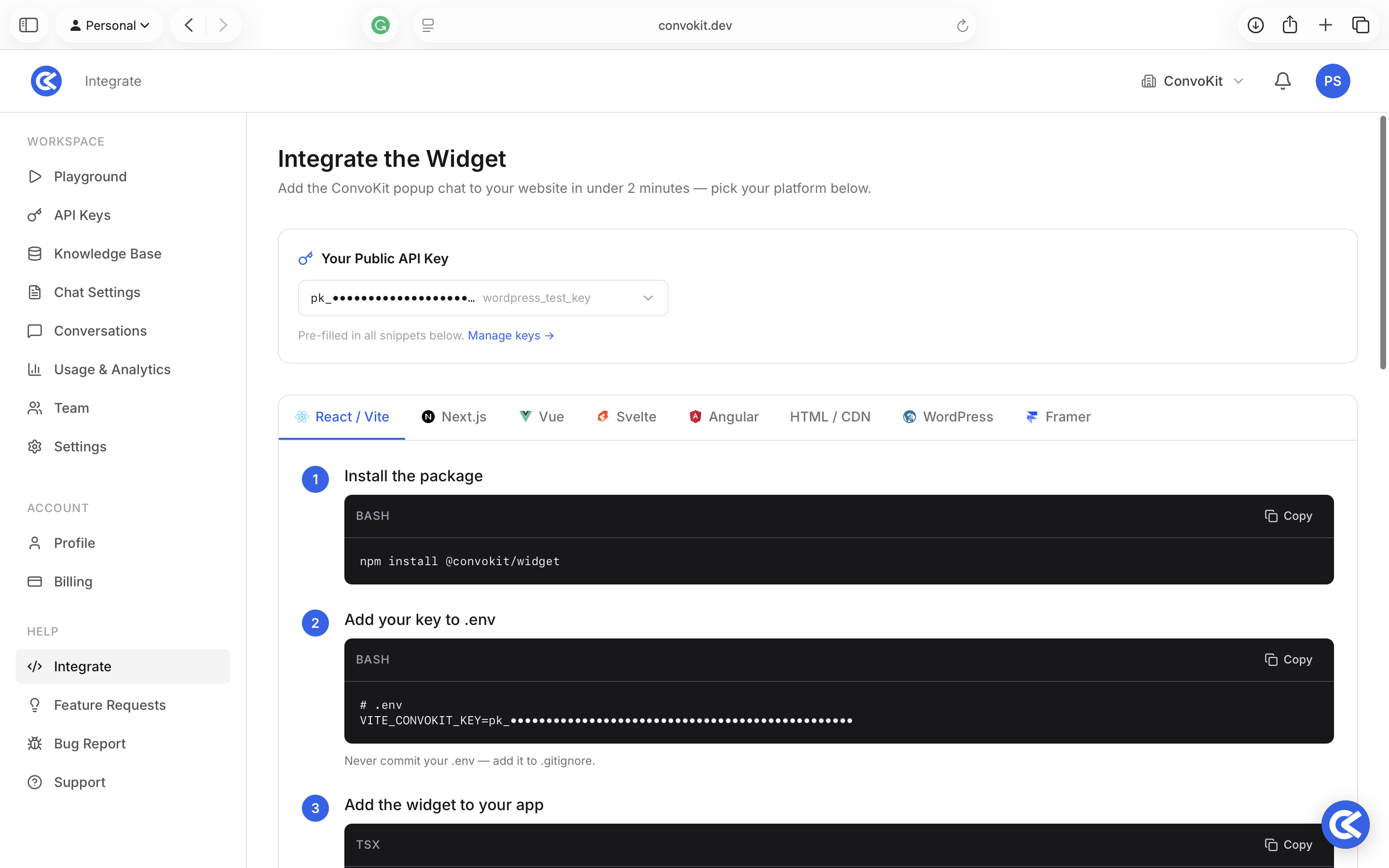 ConvoKit screenshot 2