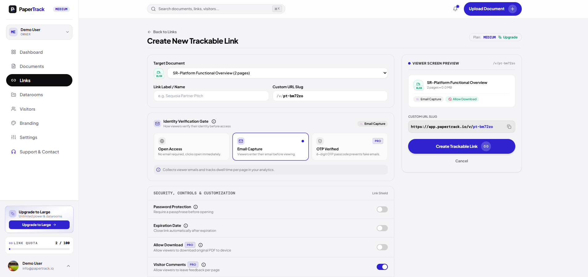 PaperTrack screenshot 3