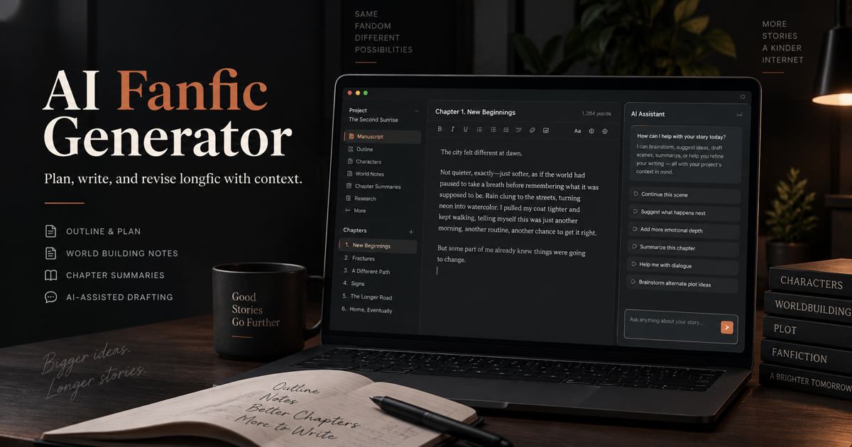AI Fanfic Generator screenshot 1
