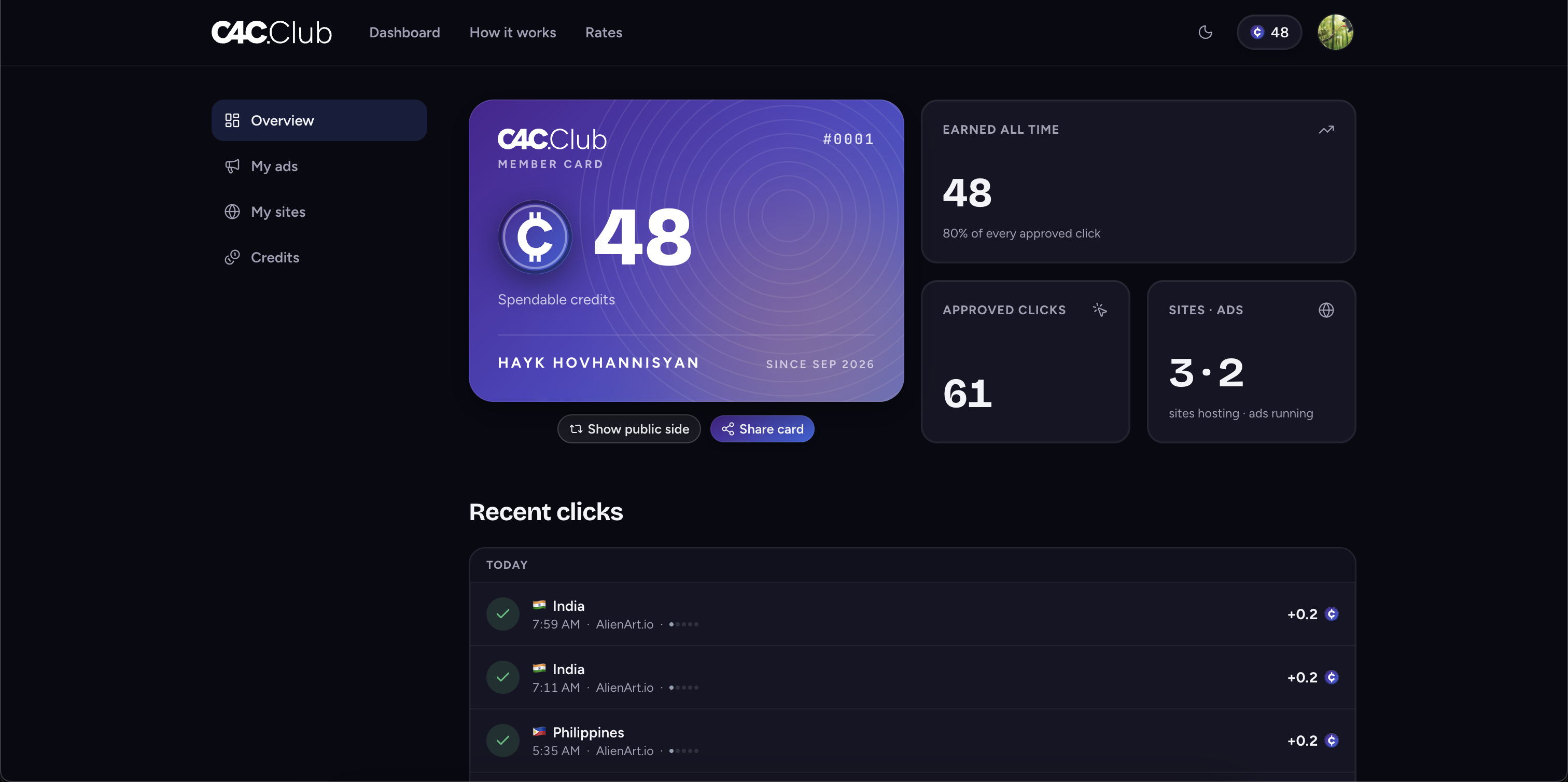 Click 4 Click Club screenshot 2