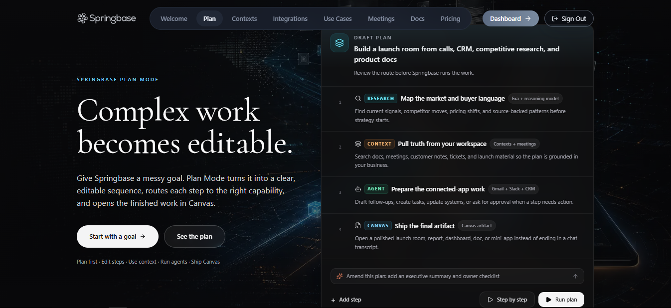 Springbase.ai screenshot 1