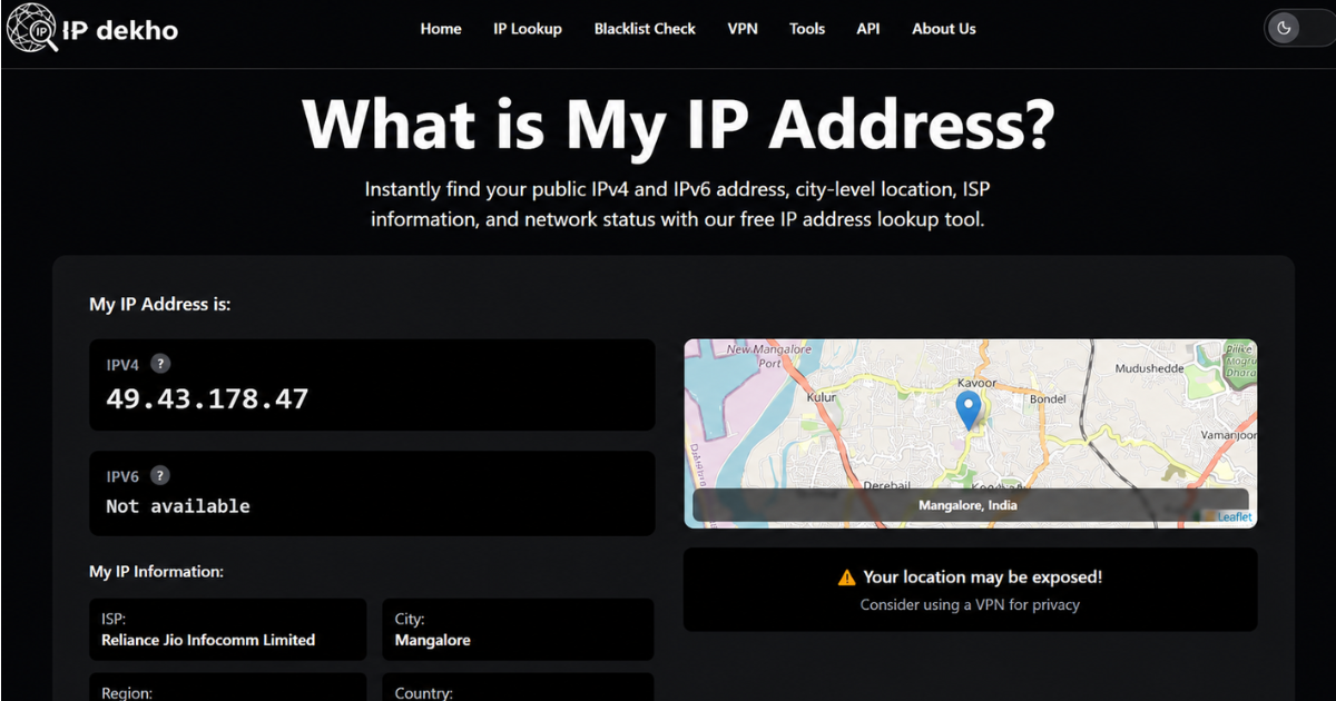 IPDekho screenshot 1