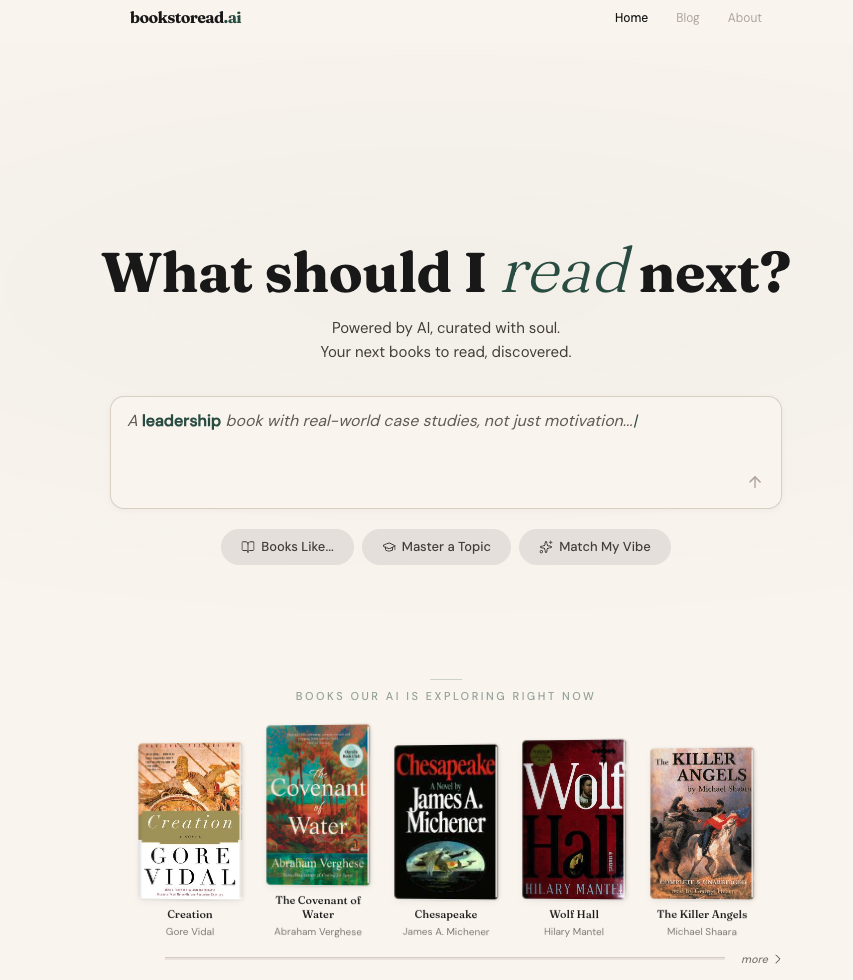 BookstoRead.ai screenshot 1