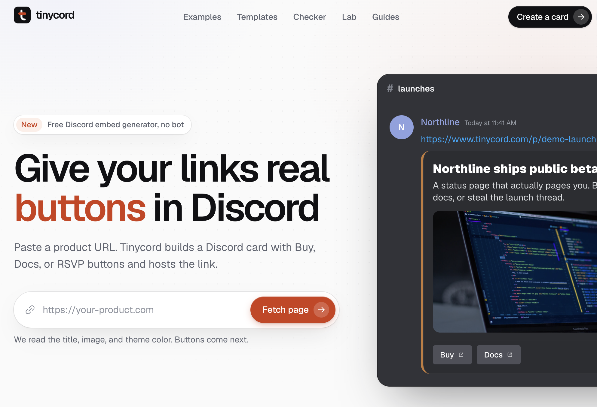 Tinycord screenshot 1