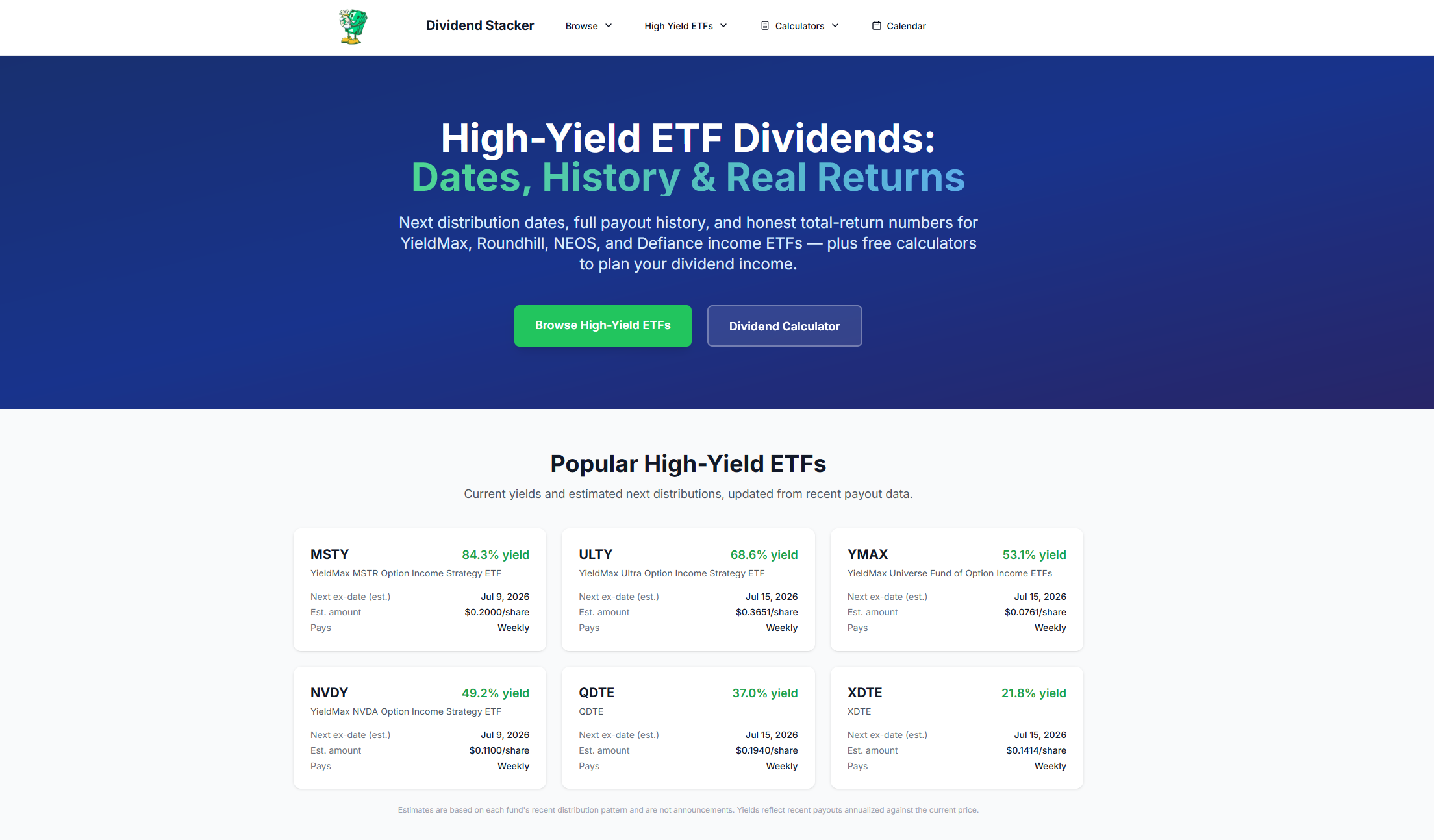 Dividend Stacker screenshot 2