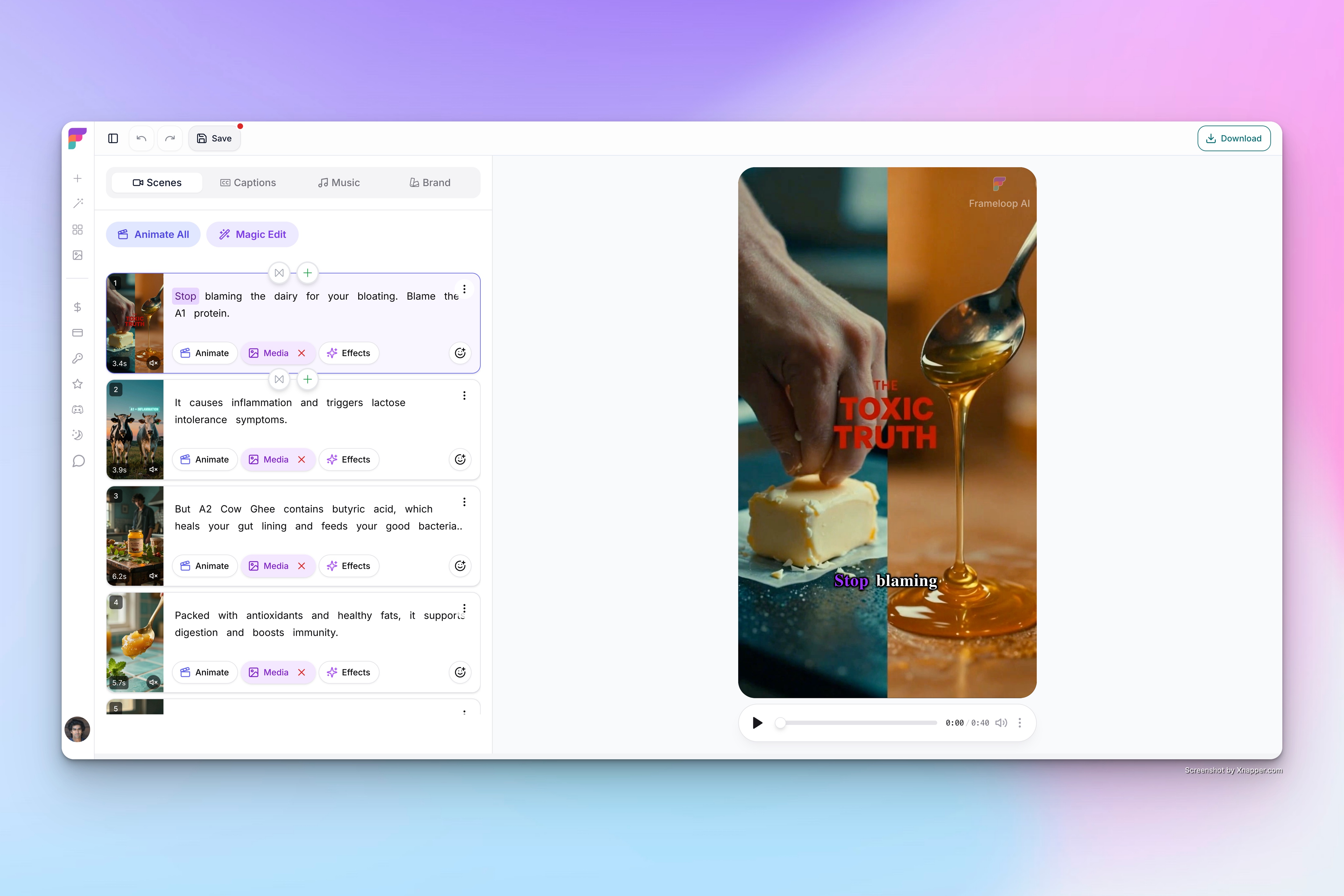 Frameloop screenshot 3