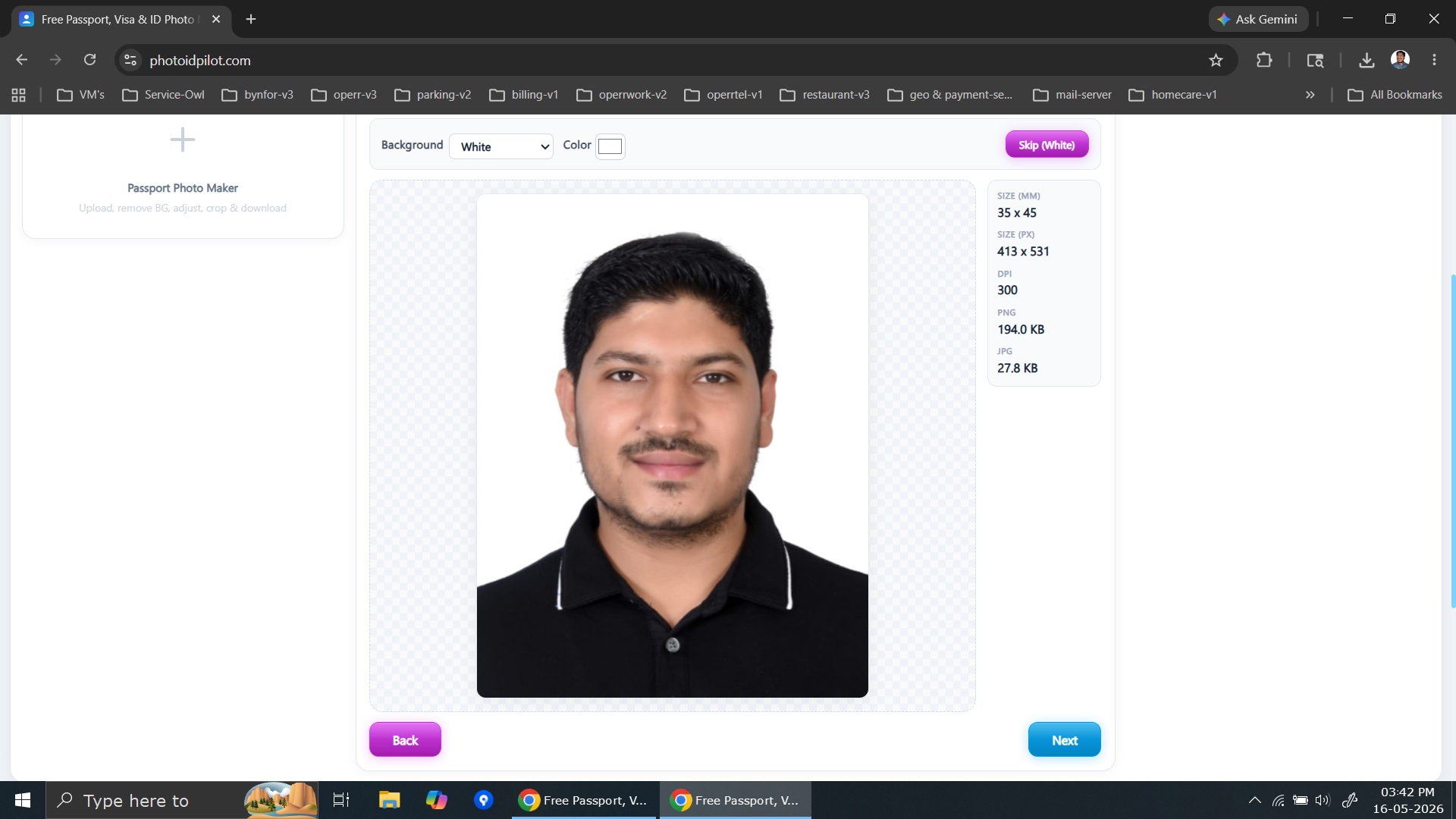 PhotoIDPilot screenshot 2