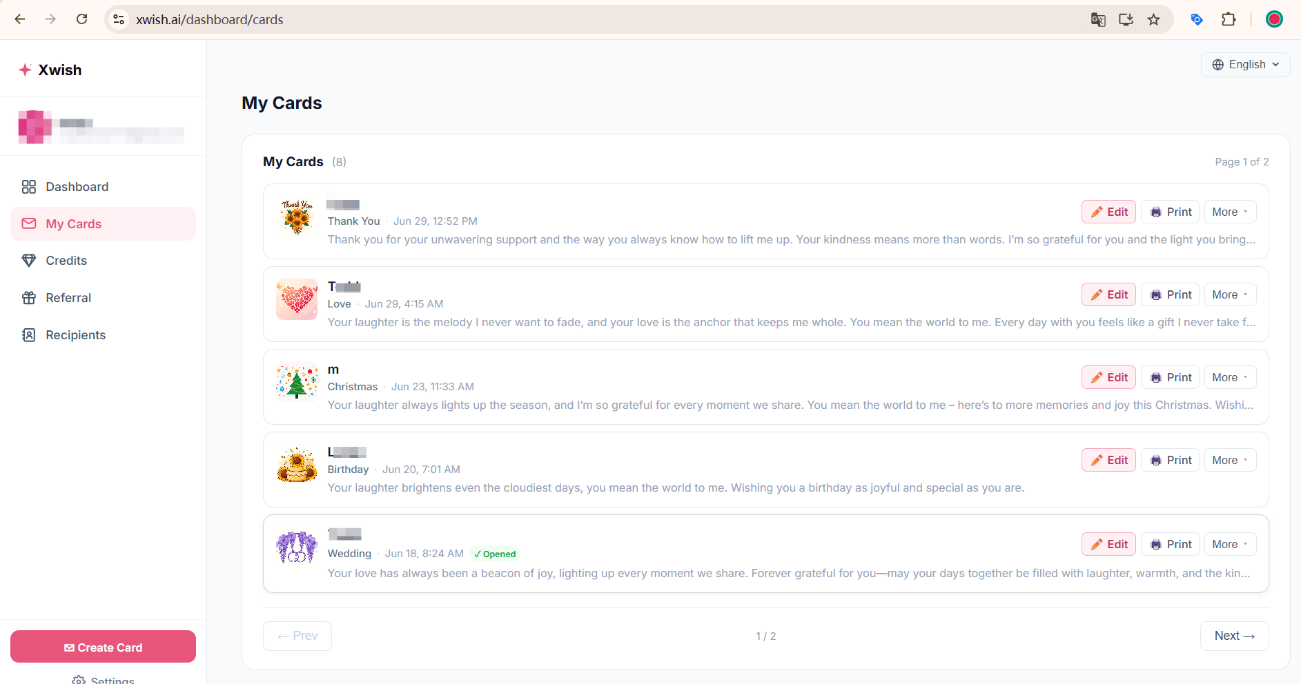Xwish.ai screenshot 5