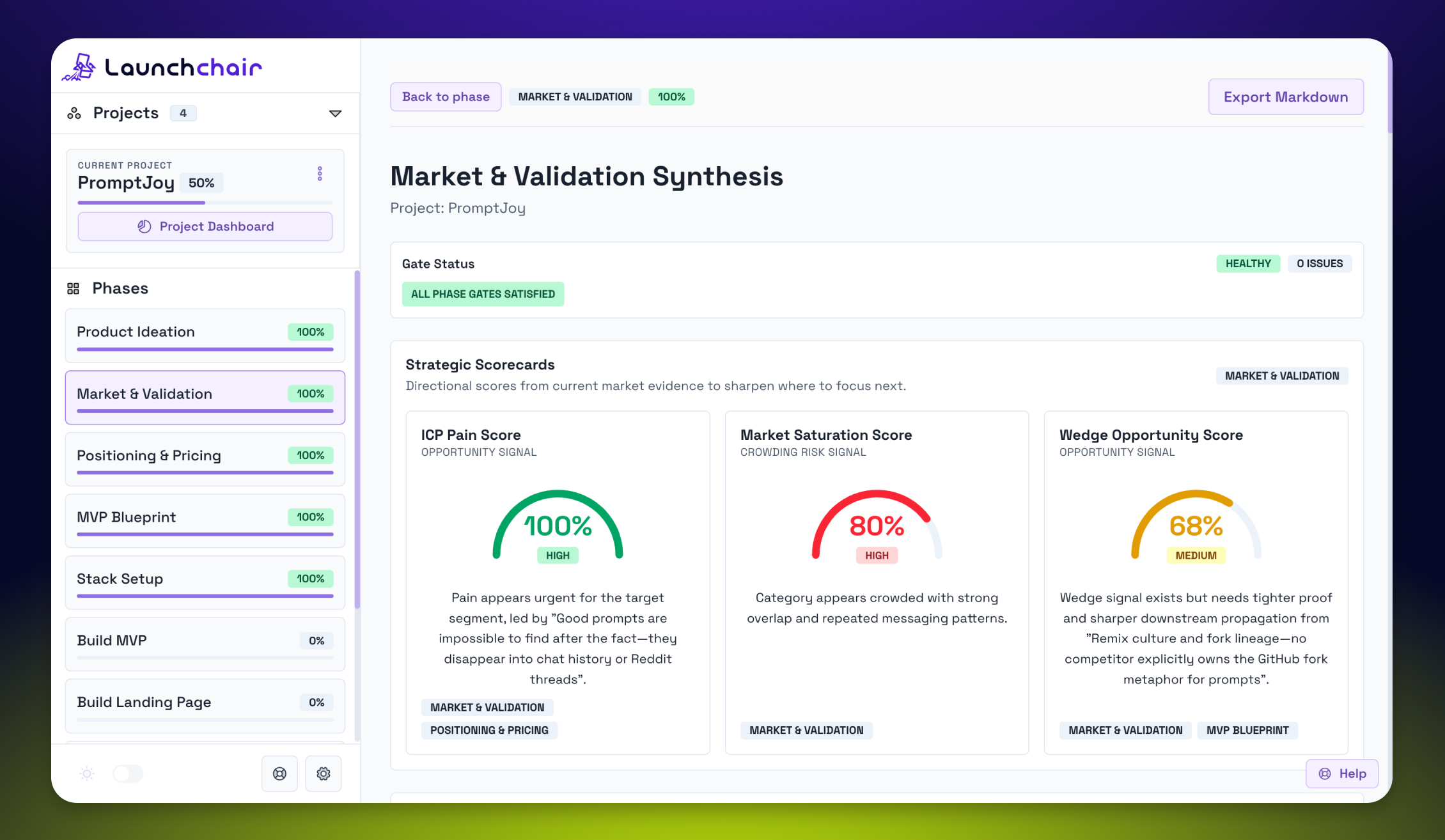 LaunchChair screenshot 1