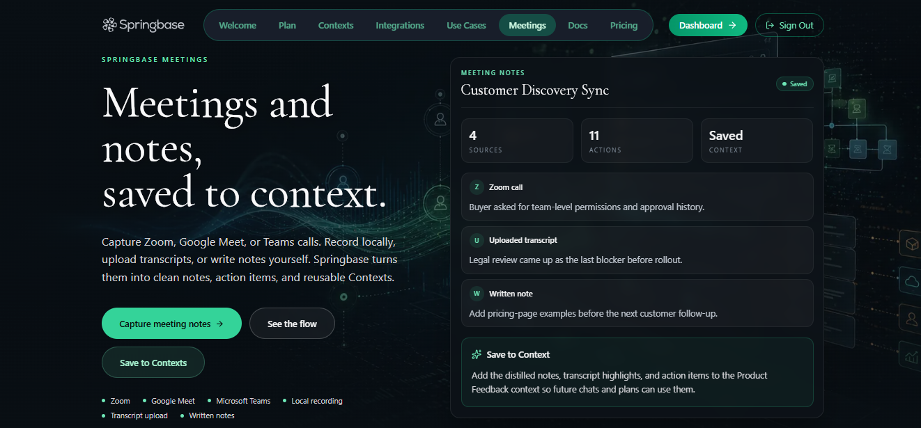 Springbase.ai screenshot 4
