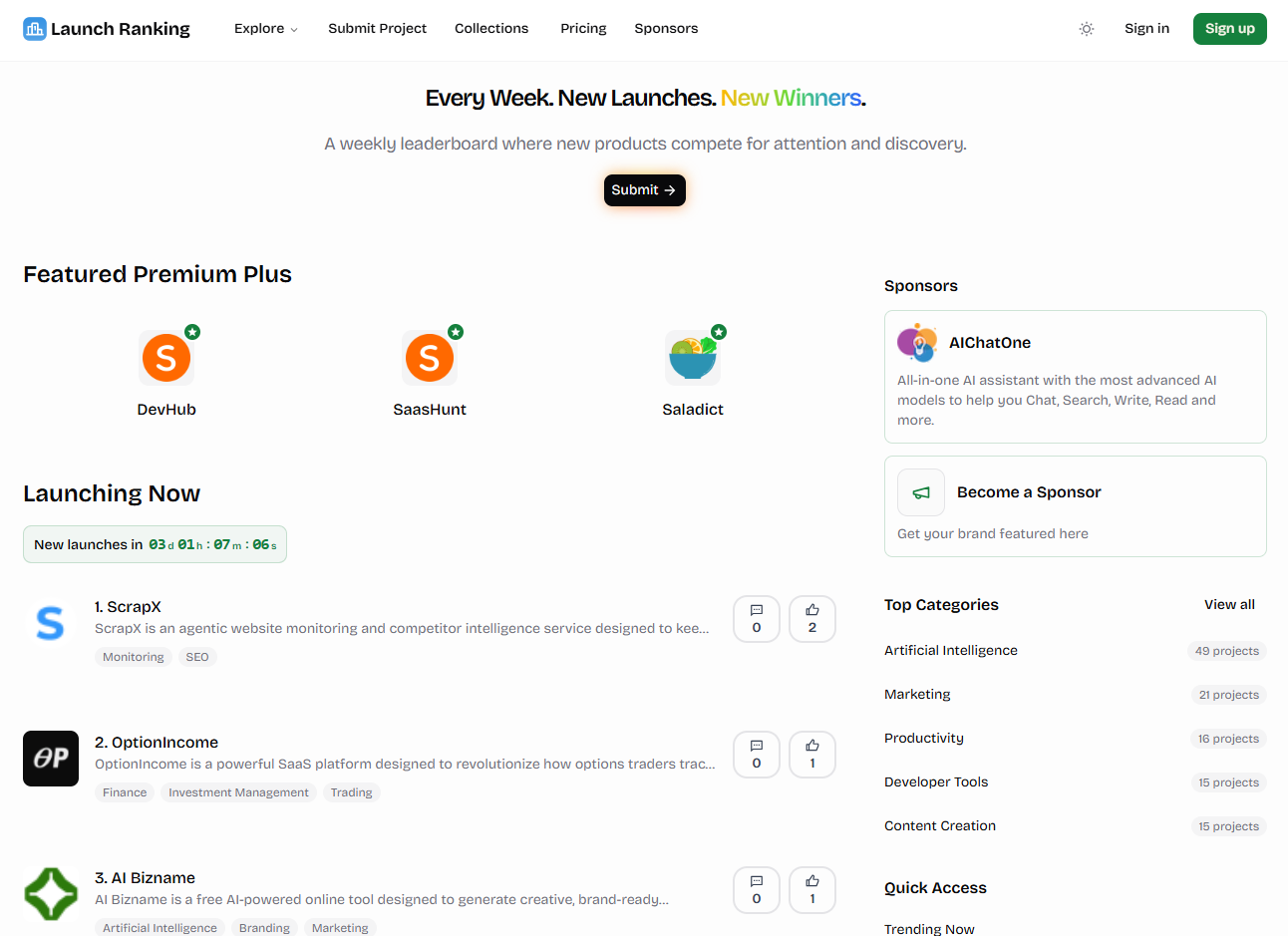 Launch Ranking screenshot 1