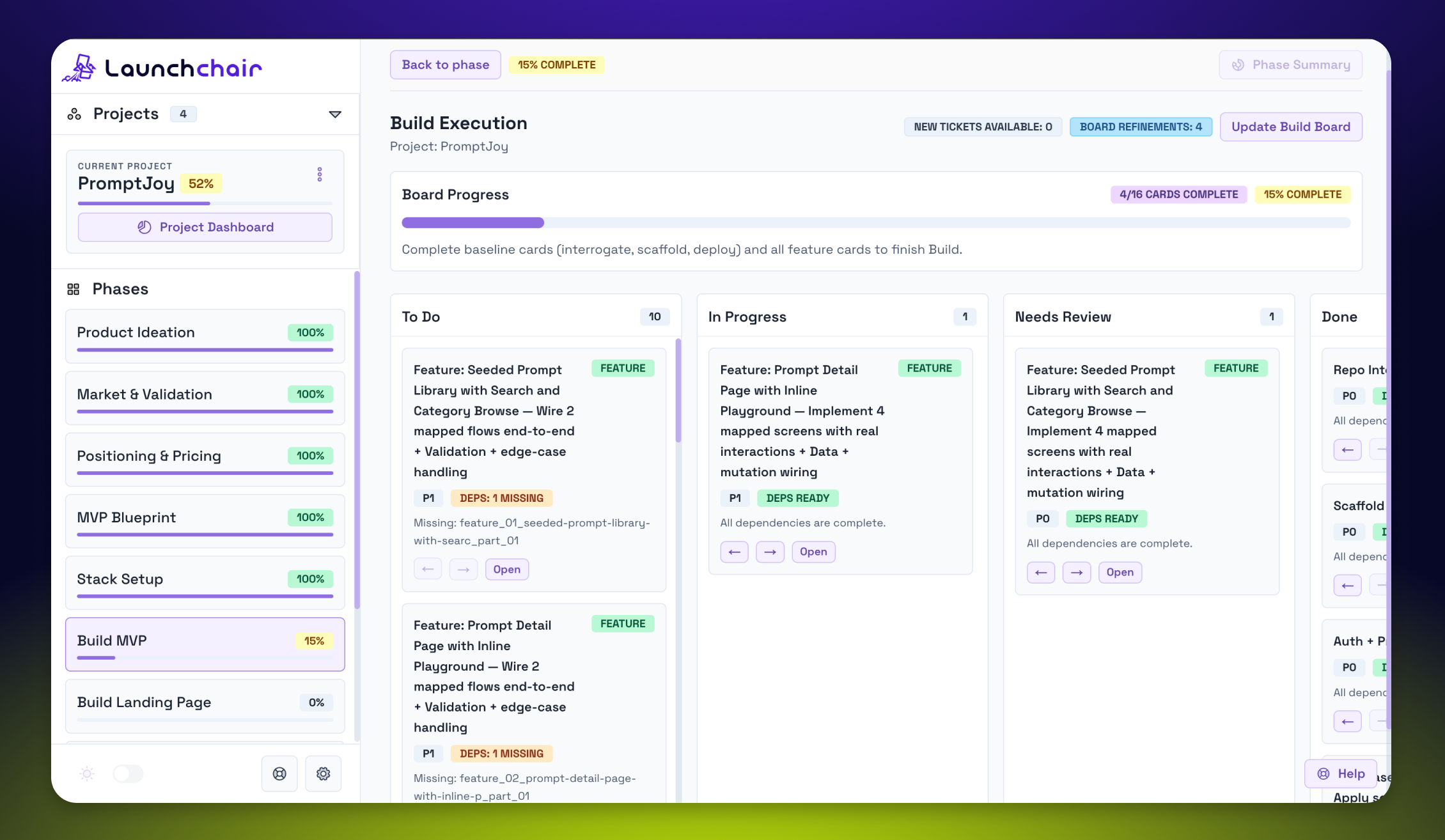 LaunchChair screenshot 2