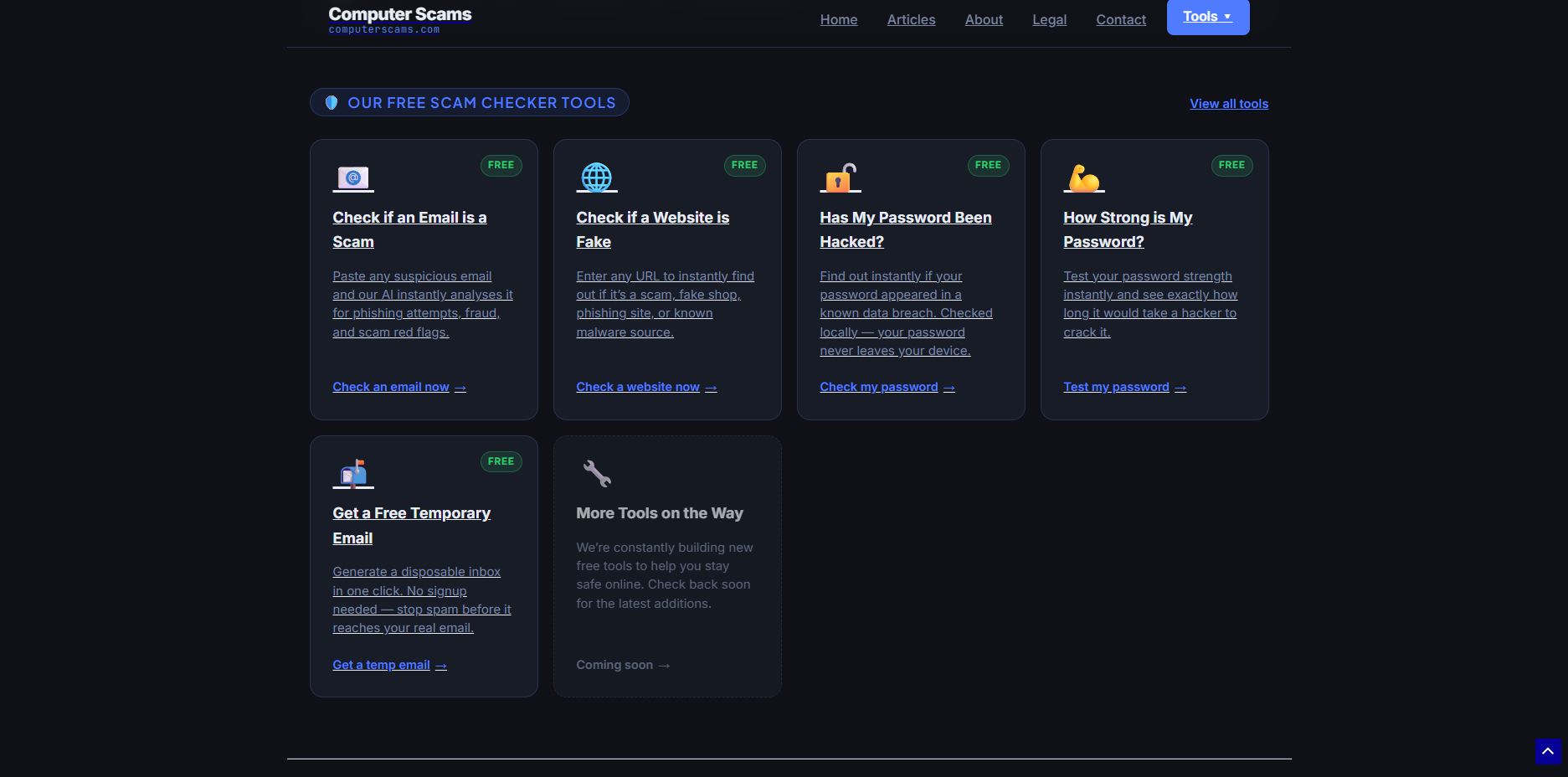 Computer Scams screenshot 2