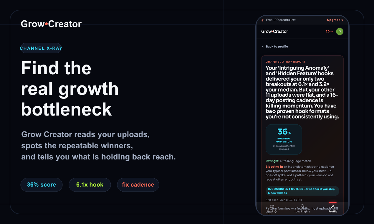 Grow Creator screenshot 1
