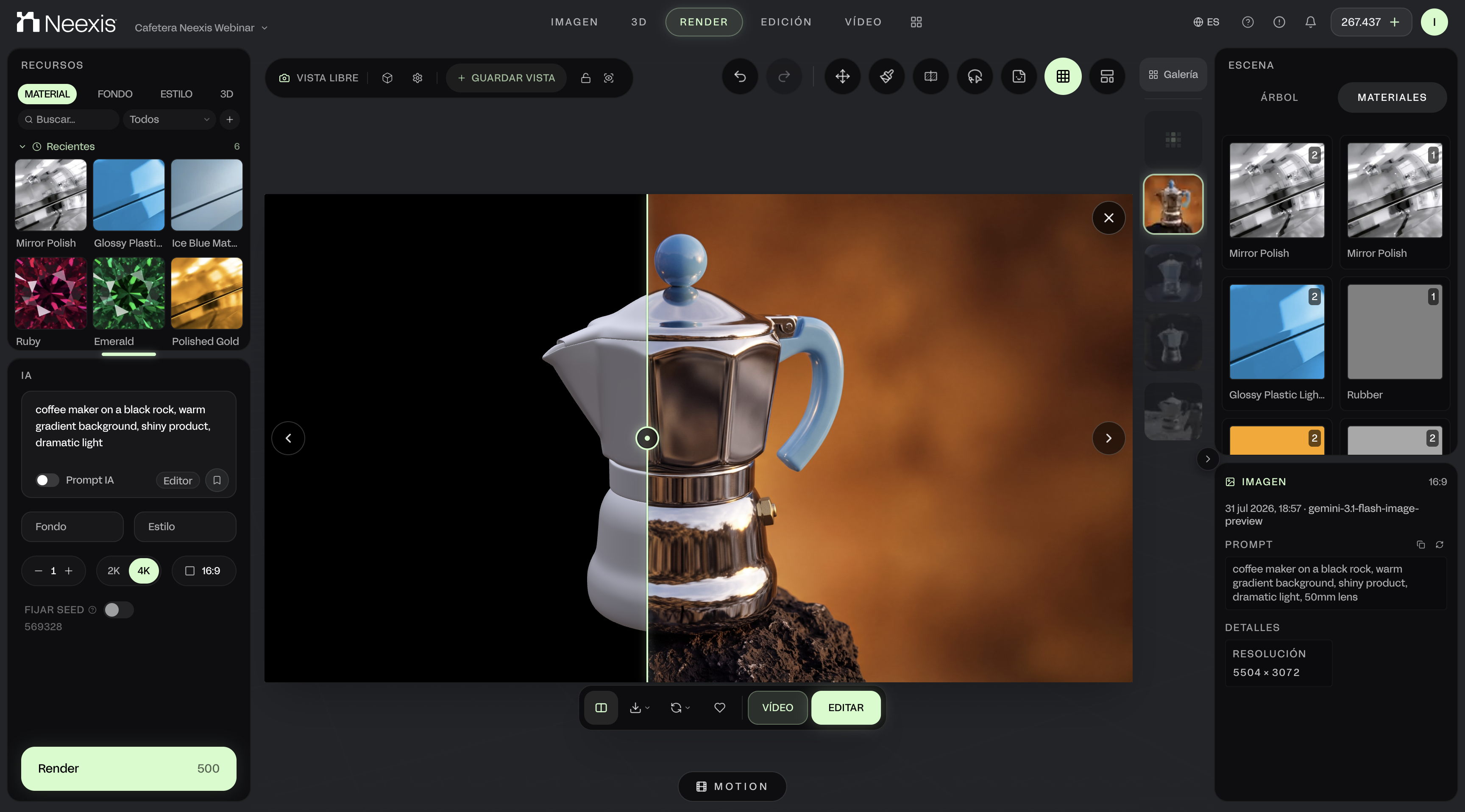 Neexis Render screenshot 1