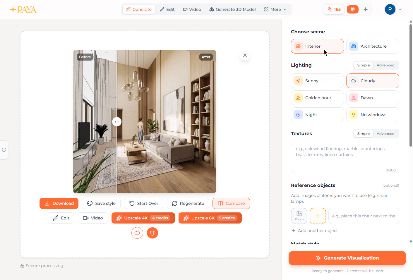 Raya.design screenshot 1