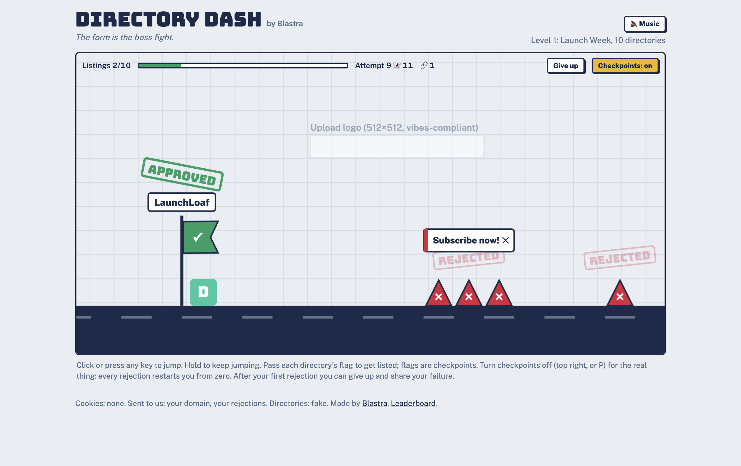 Directory Dash screenshot 1