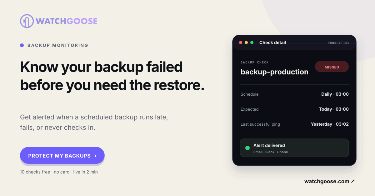 Watchgoose screenshot 2