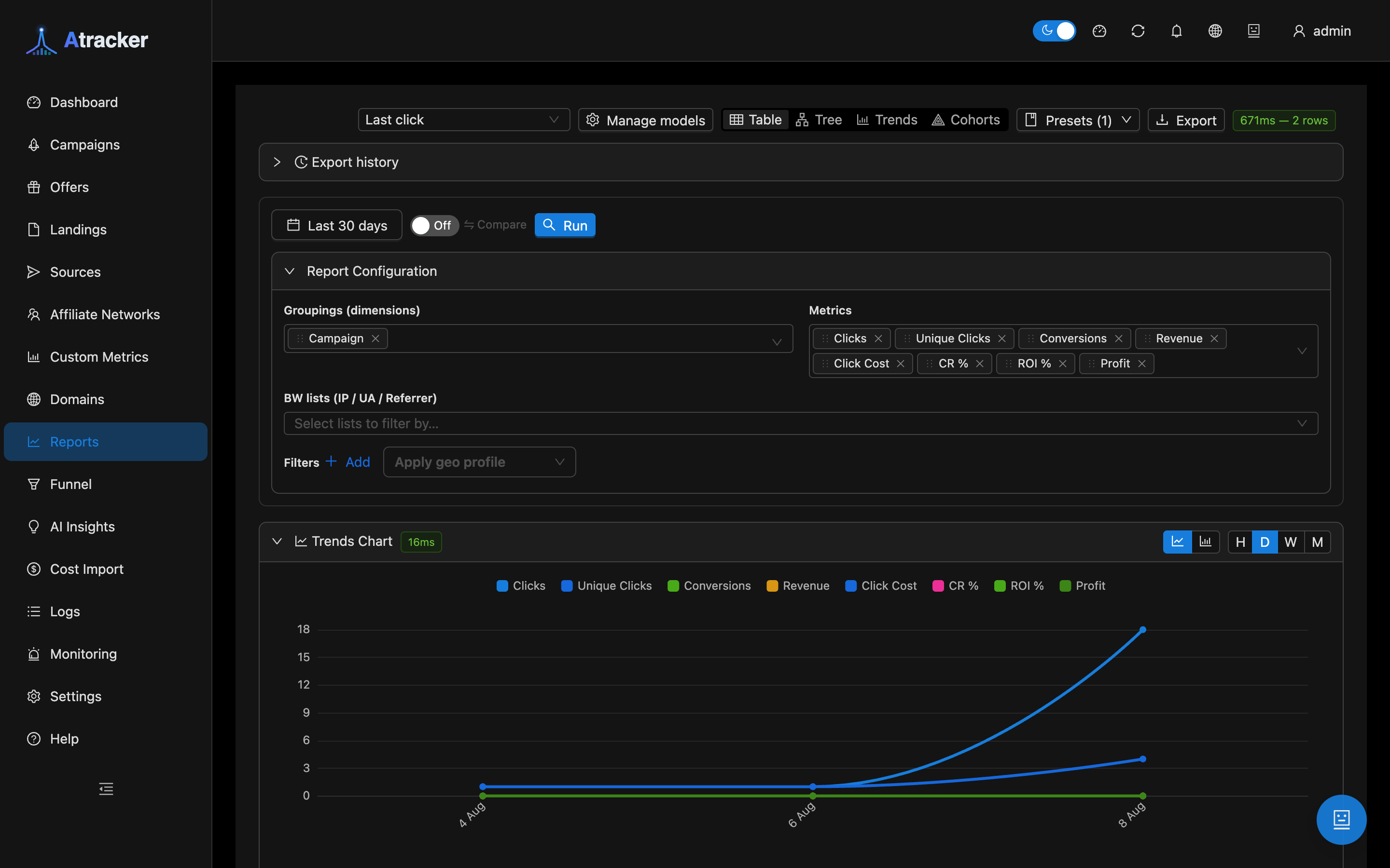 Atracker screenshot 3