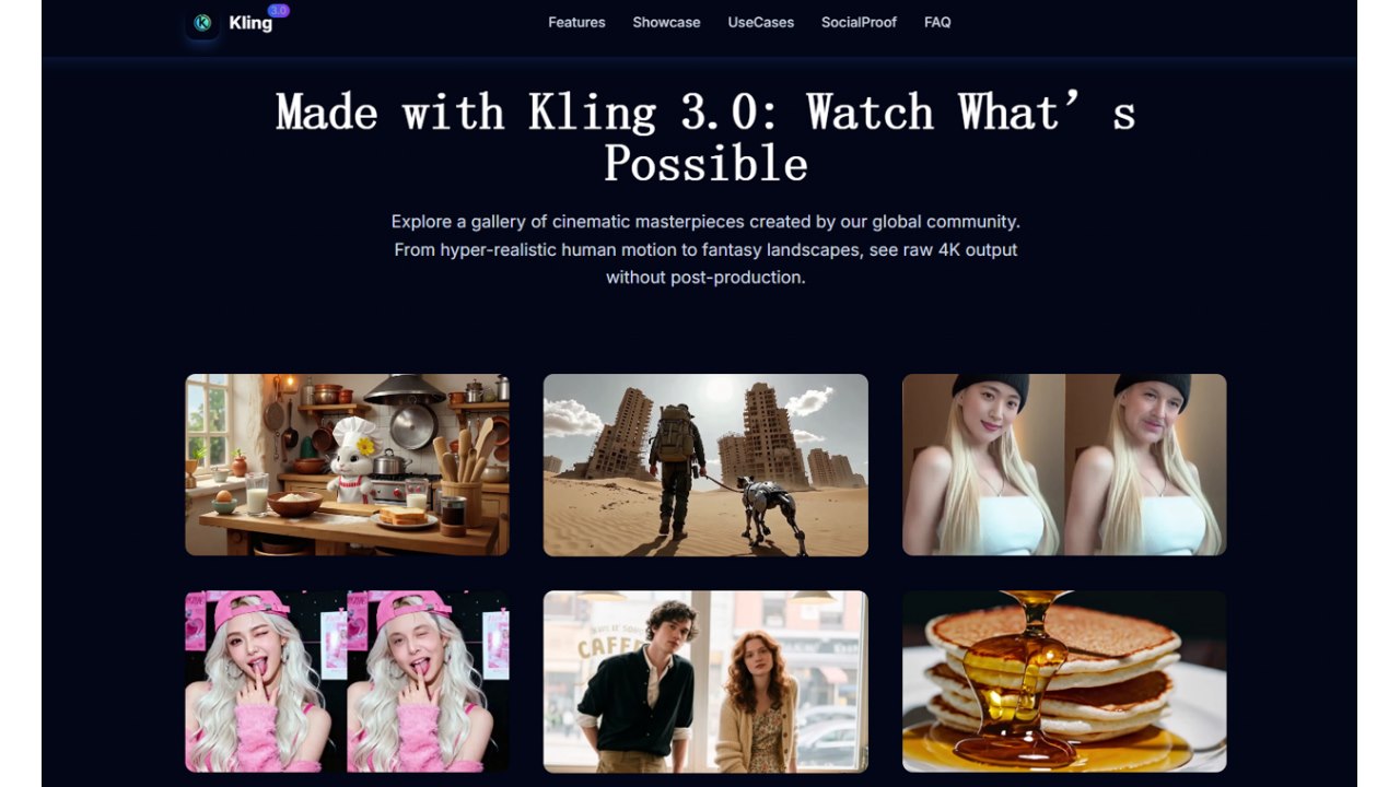 Kling 3 AI screenshot 1