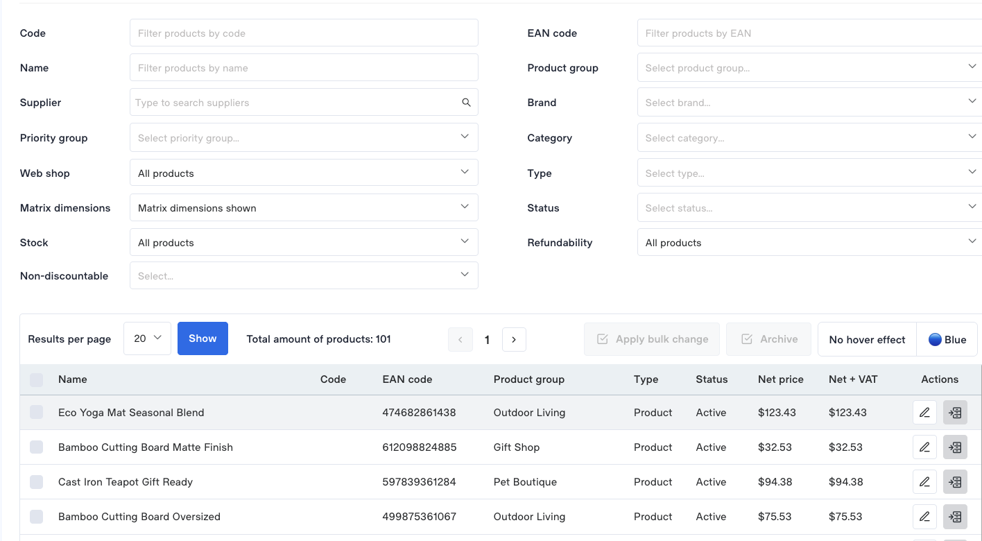 Pointofsale.net screenshot 2