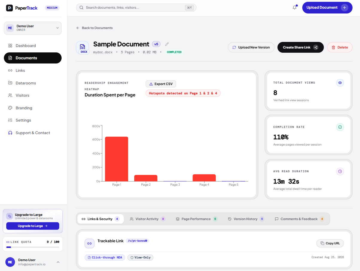 PaperTrack screenshot 4