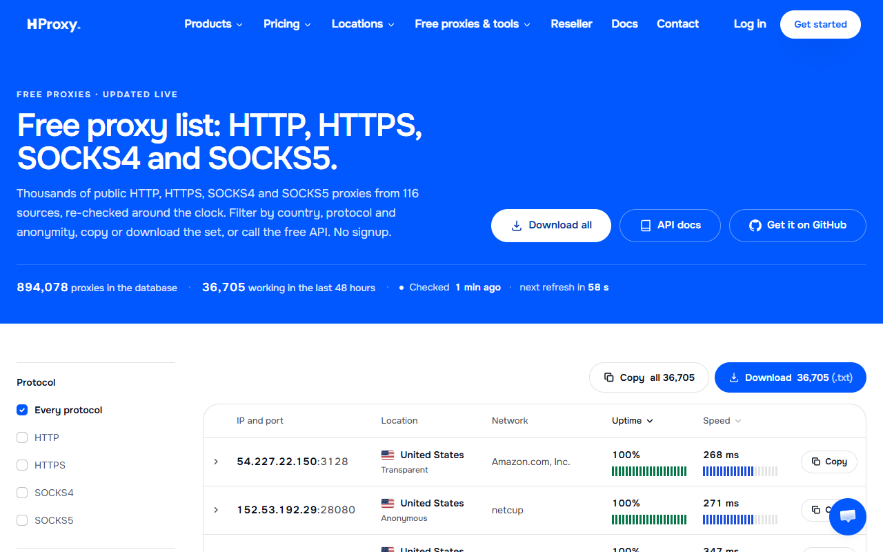 HProxy screenshot 4