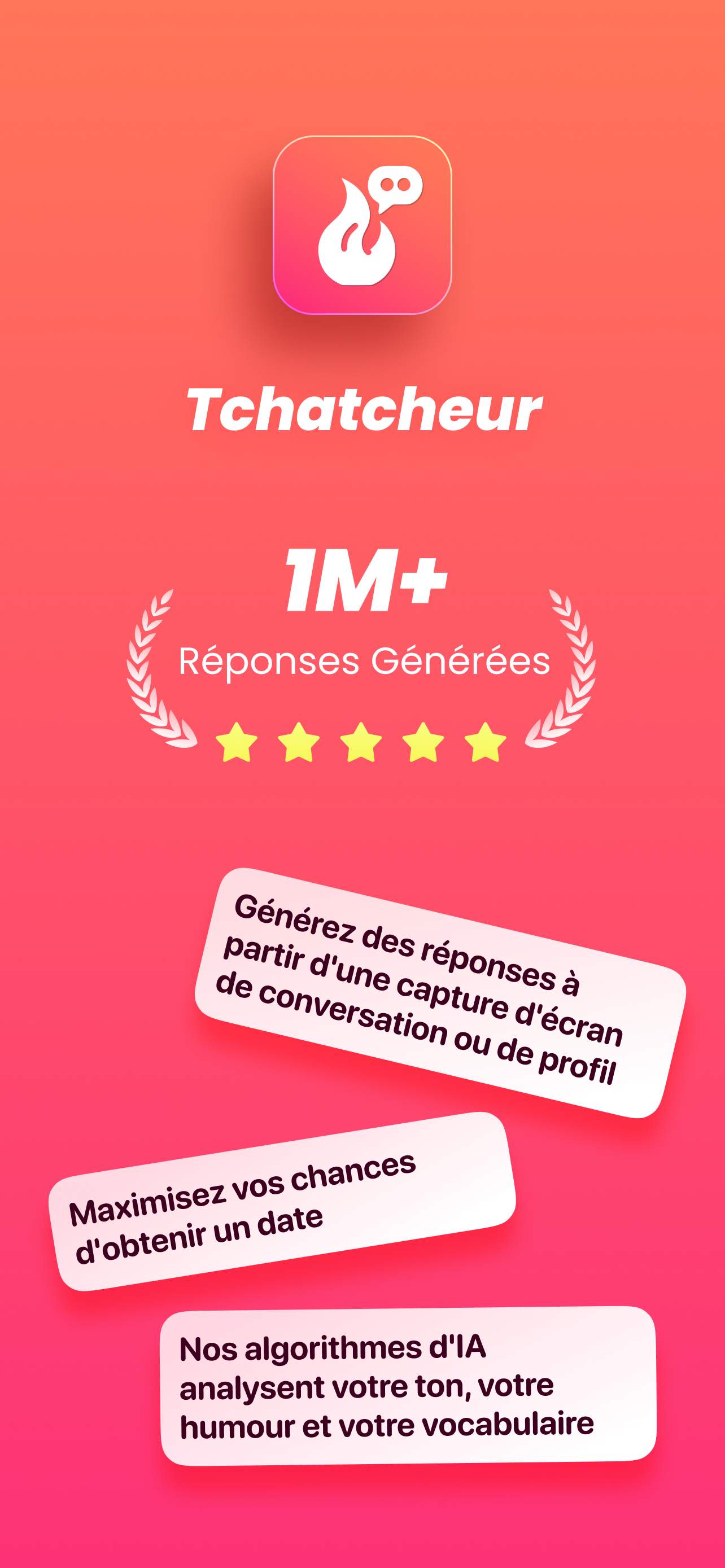 Rizz app - Tchatcheur screenshot 1