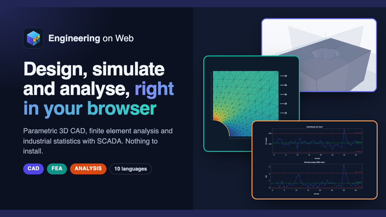 Engineering on Web screenshot 1