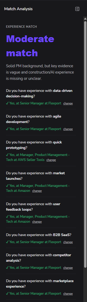 Resume Tailor screenshot 3