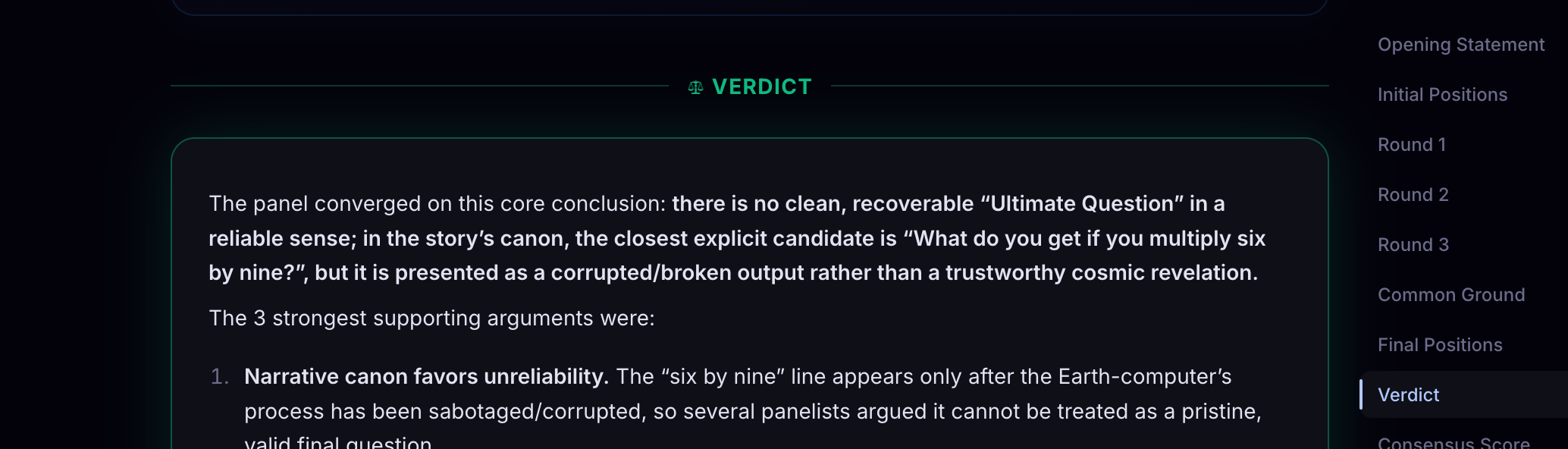 ColdVerdict screenshot 4