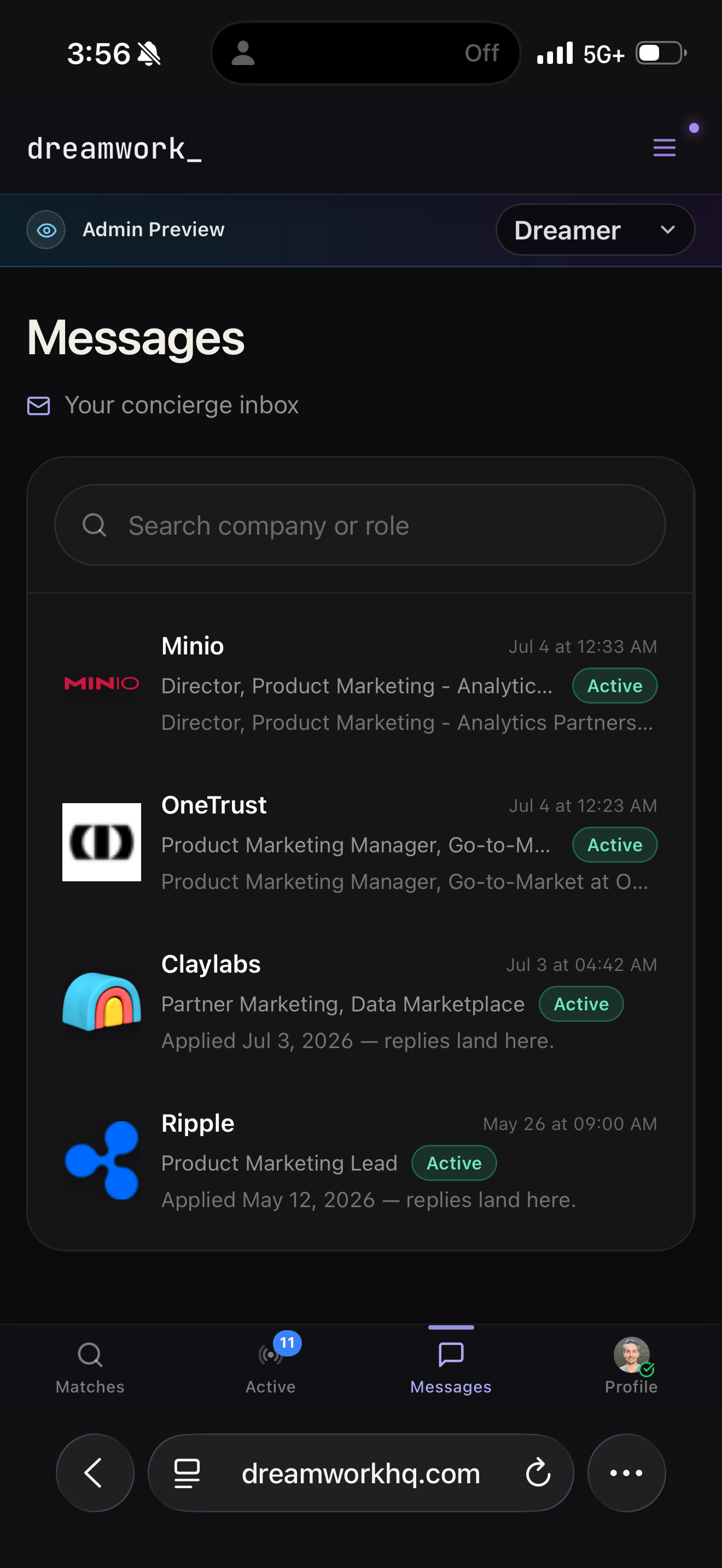 Dreamwork screenshot 3