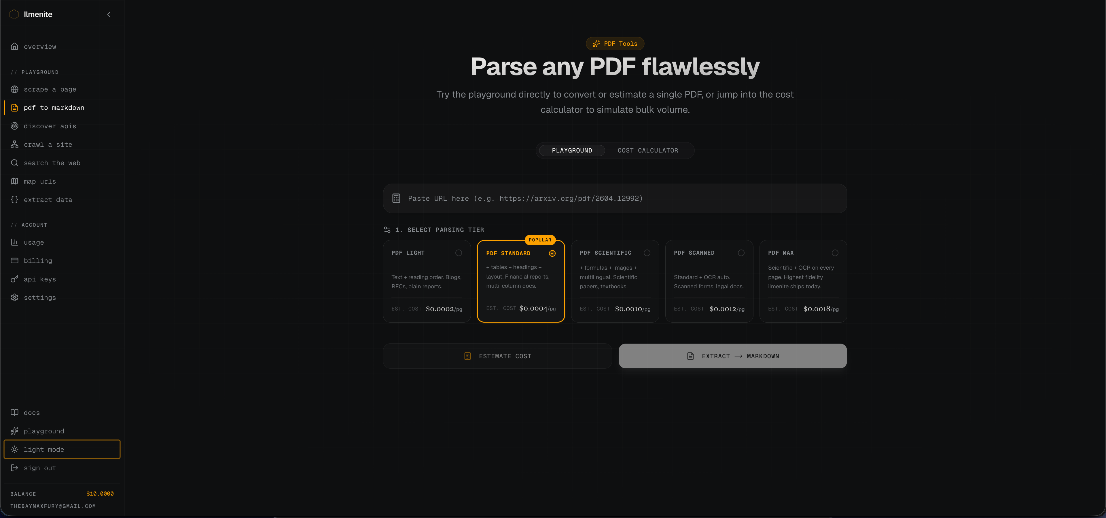 Ilmenite screenshot 2