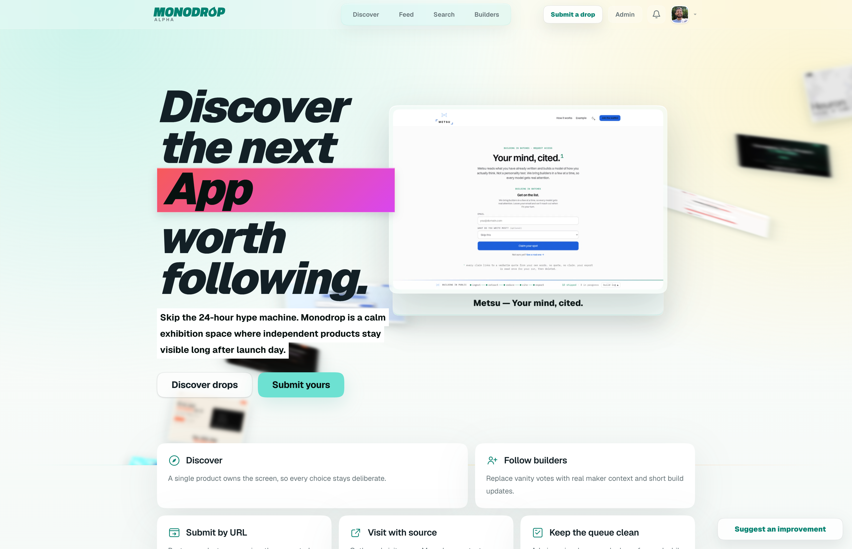 Monodrop screenshot 1