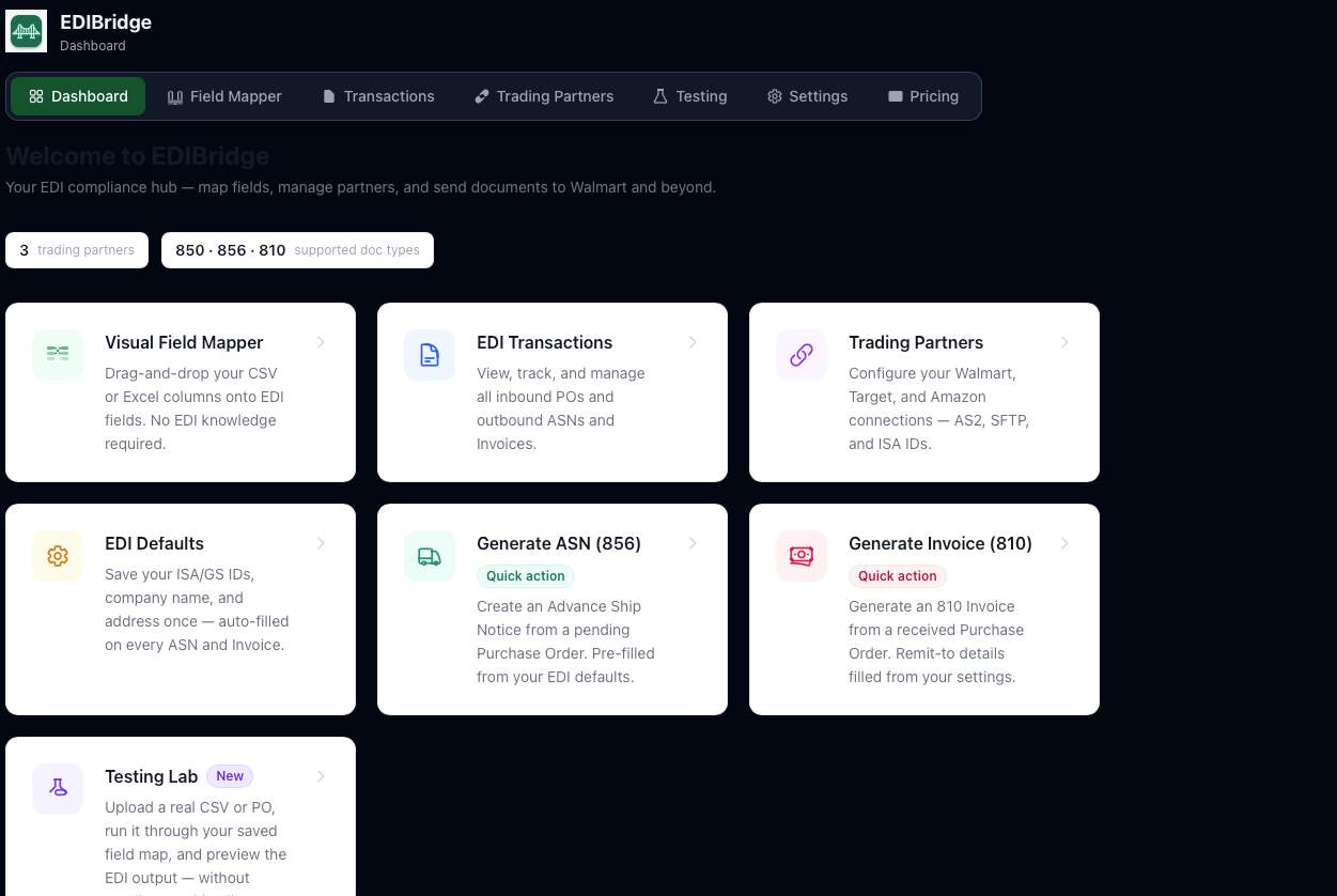 EDIBridge screenshot 1