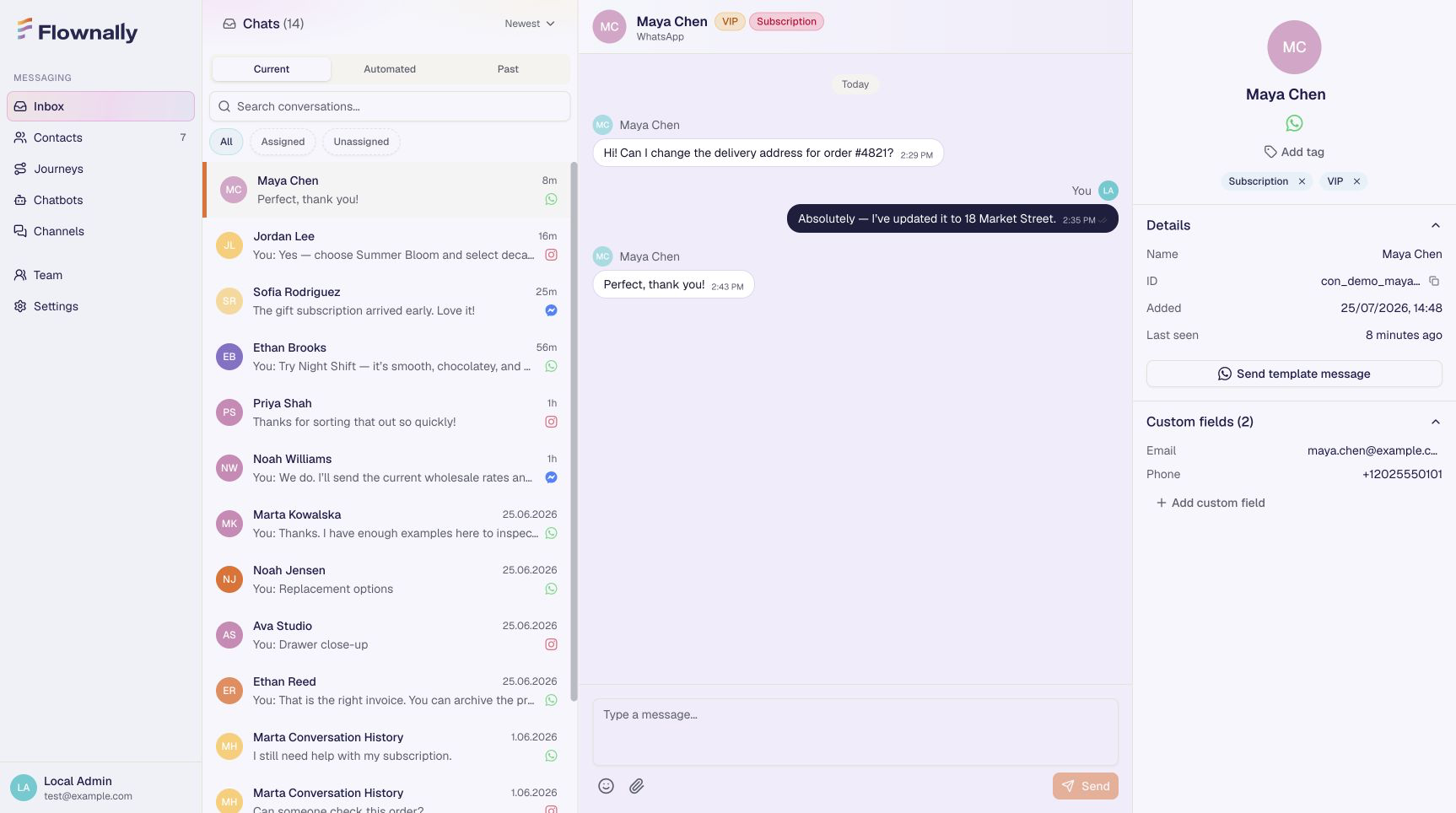 Flownally screenshot 2