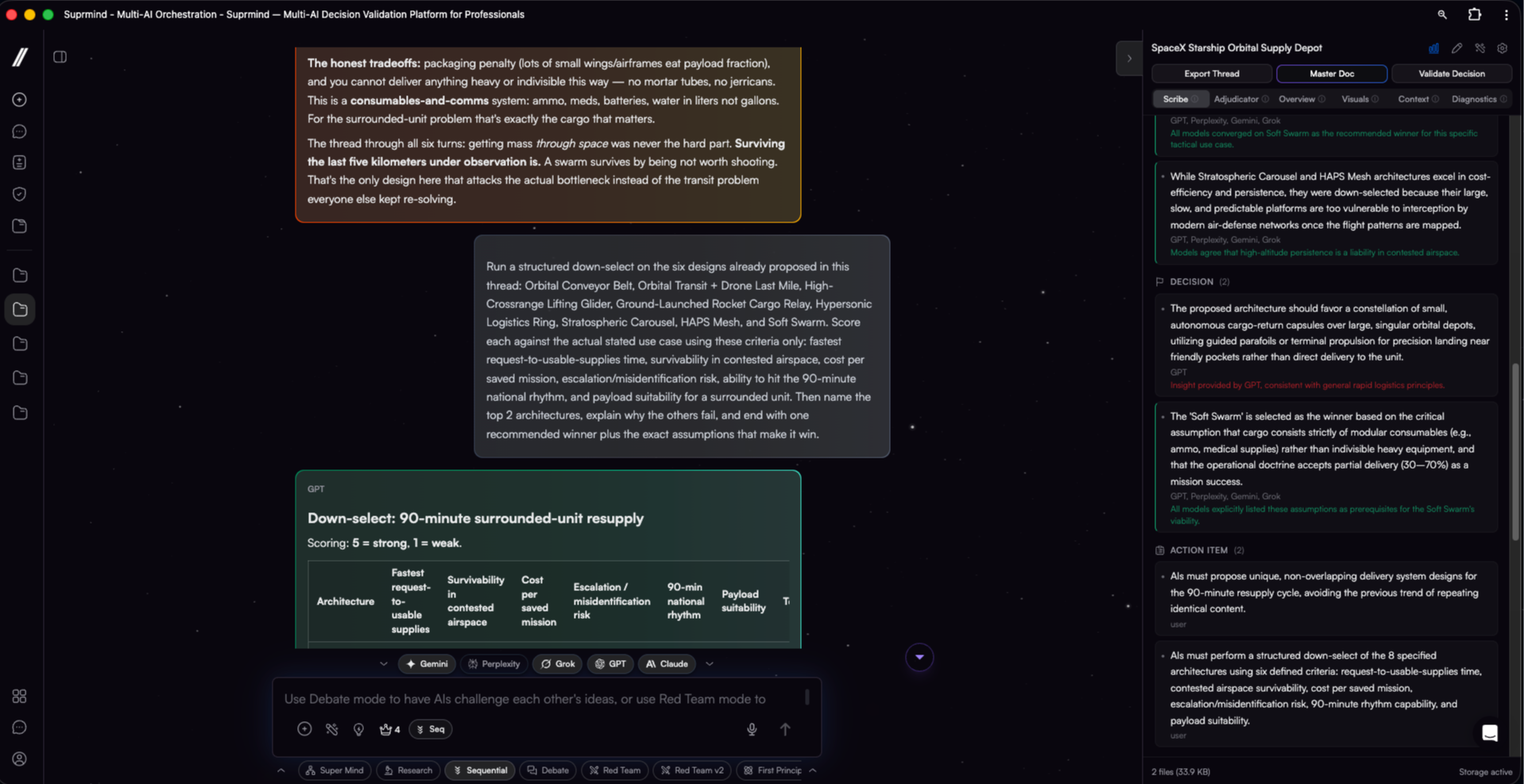 Suprmind screenshot 2