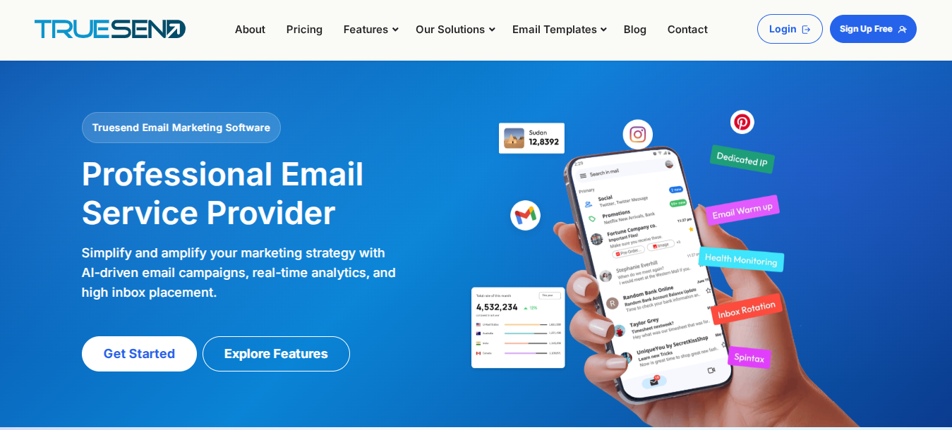 TrueSend screenshot 1