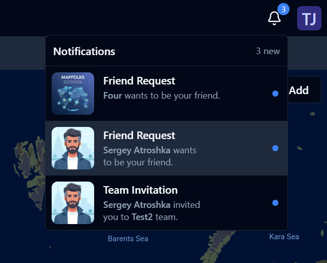 Mapfolks screenshot 1