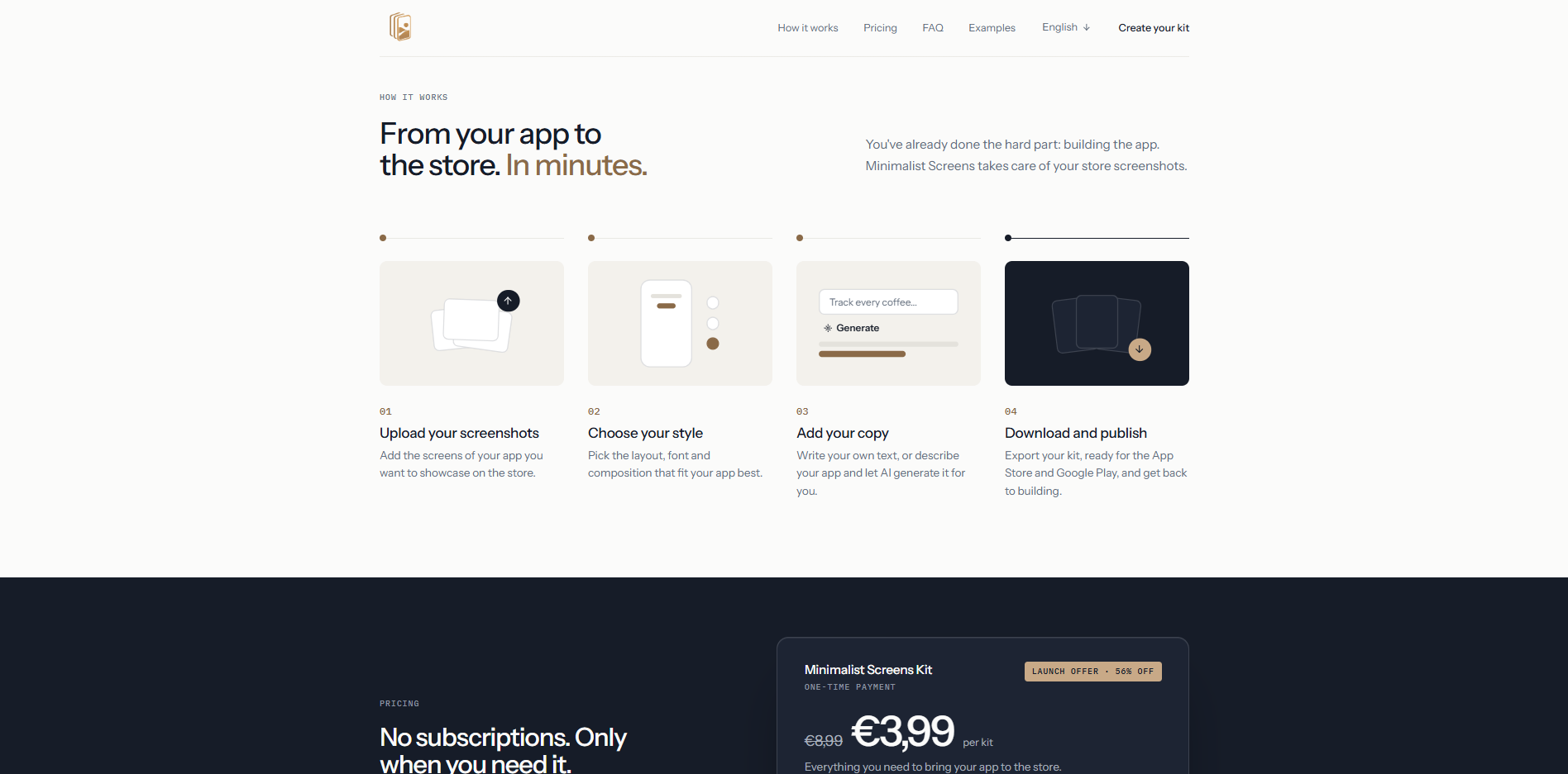 Minimalist Screens screenshot 4