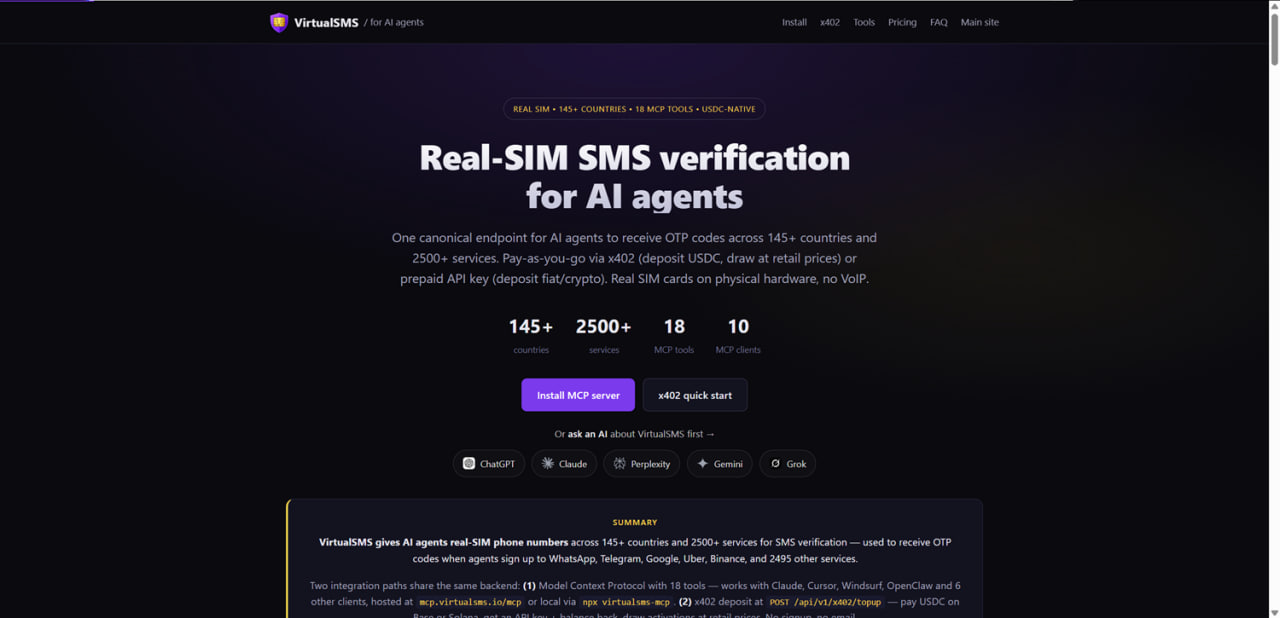 VirtualSMS screenshot 3