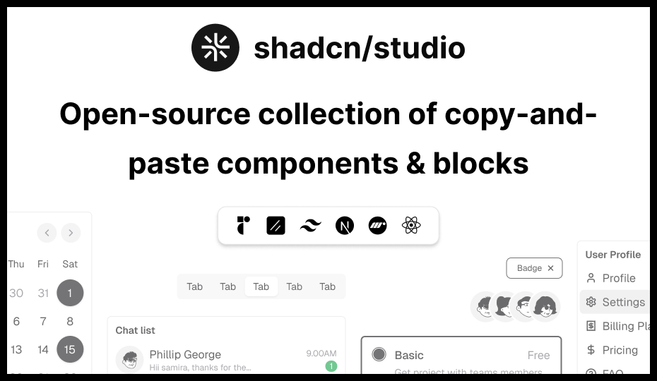 Shadcn Studio screenshot 1