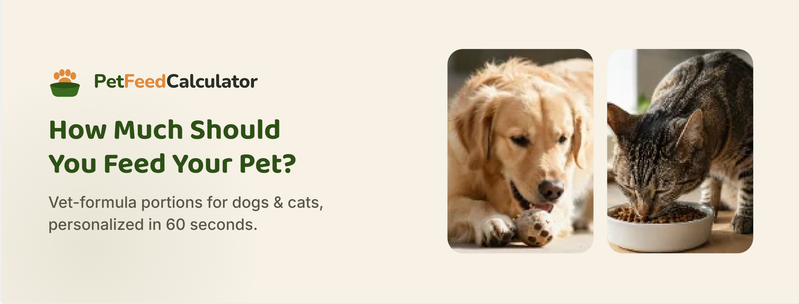 Pet Feed Calculator screenshot 1