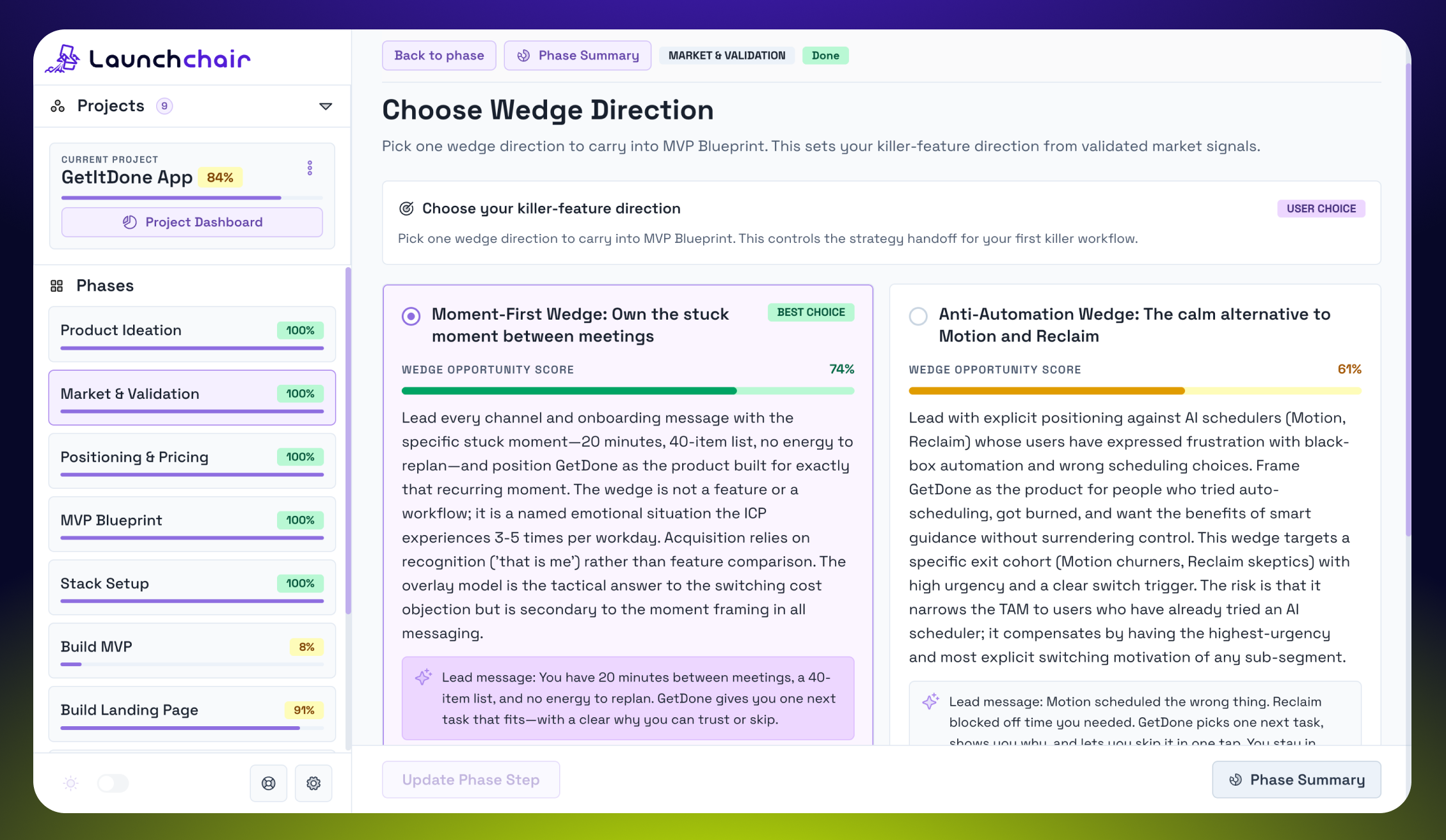 LaunchChair screenshot 3
