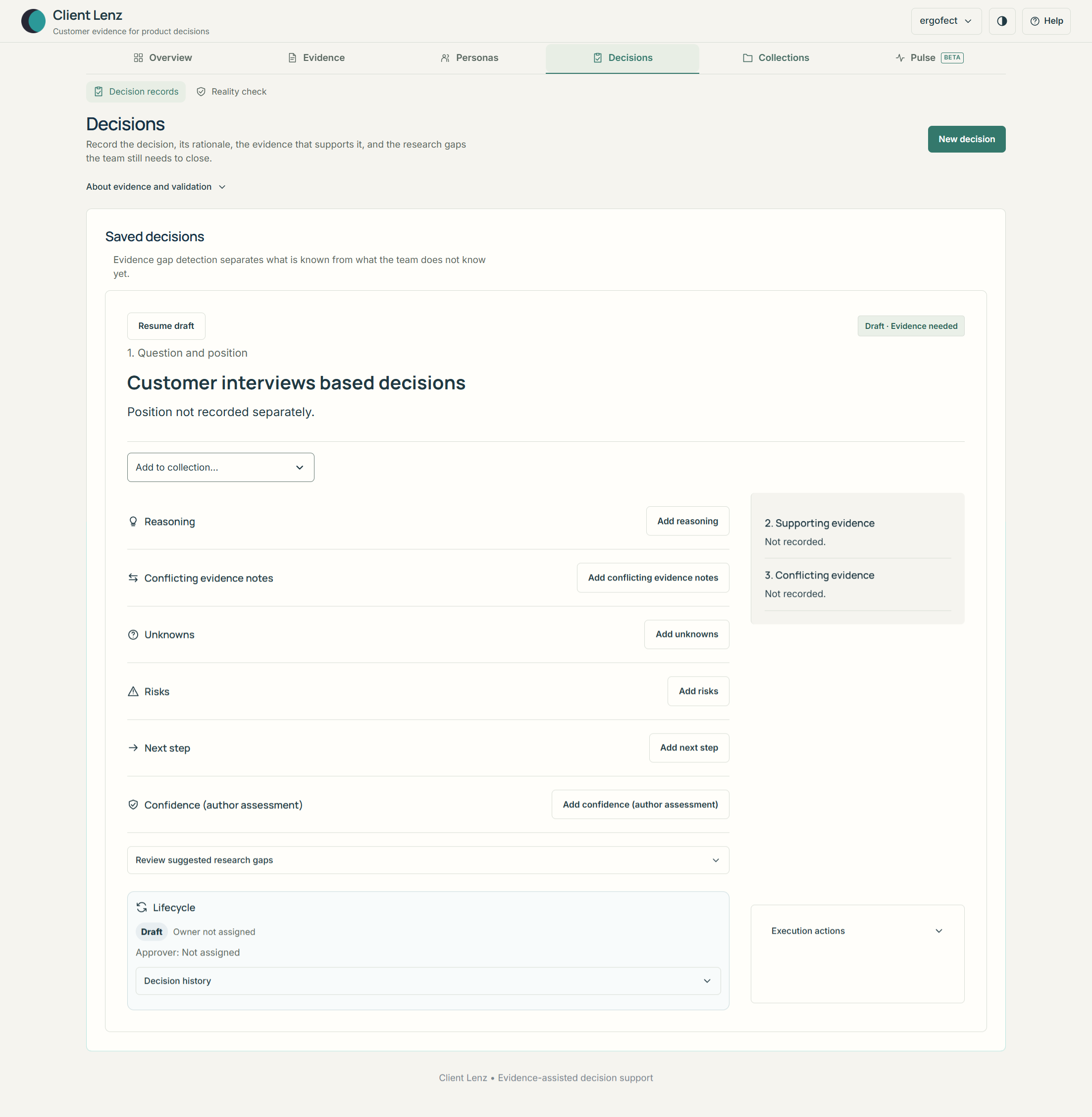 Client Lenz screenshot 2